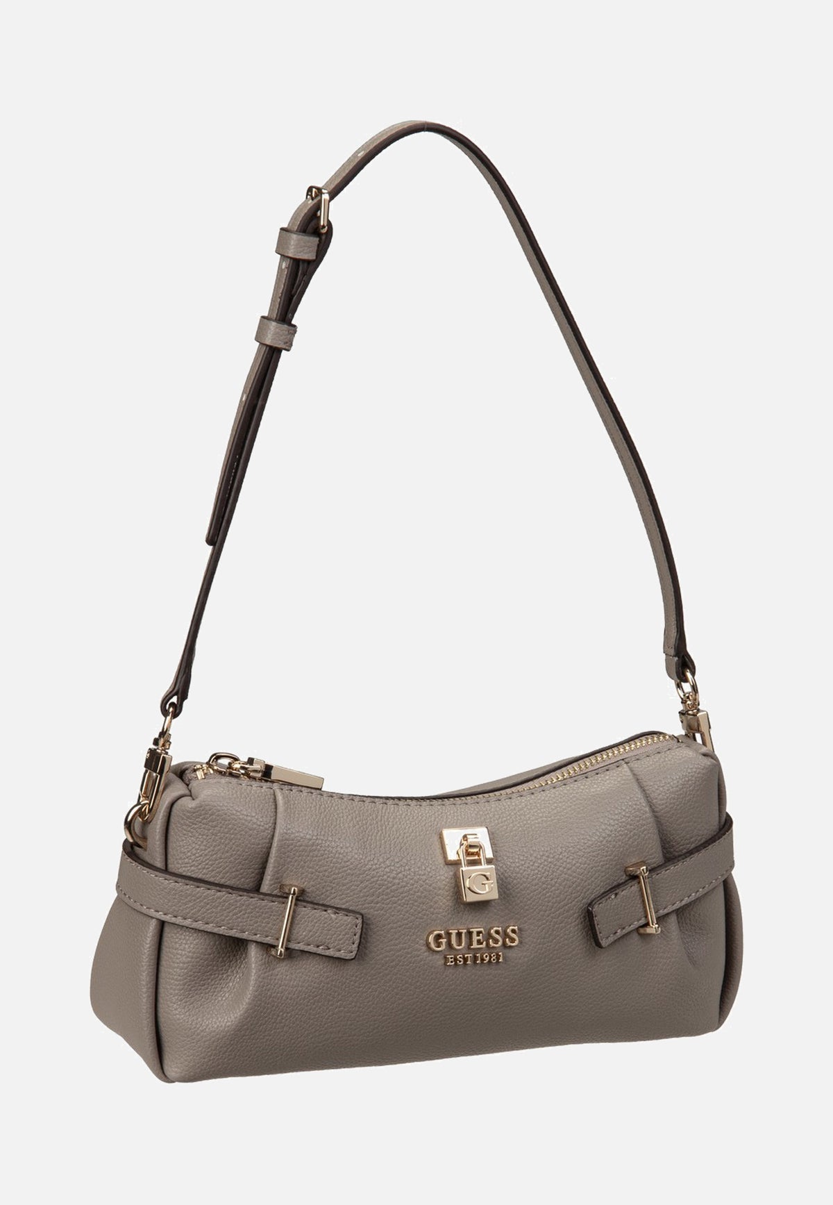 Guess Yesba Mini Top Zip Dark Taupe Bolso de hombro