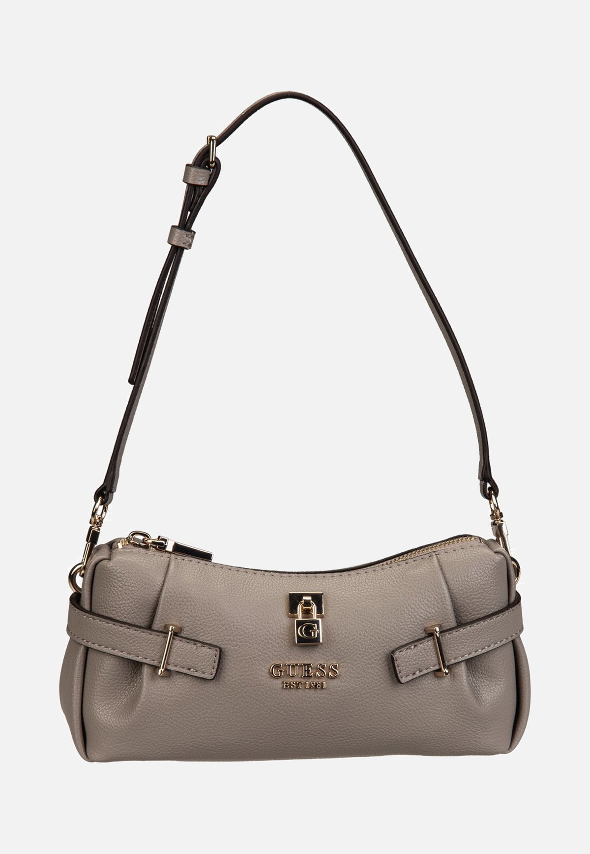 Guess Yesba Mini Top Zip Dark Taupe Bolso de hombro