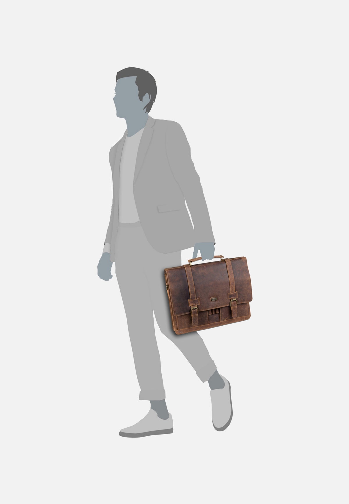 Harold's Antic 789 L Natur Briefcase