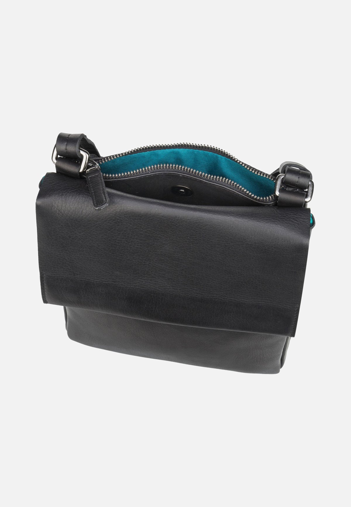 Harold's Campo Plaid CA26 Schwarz Crossbody Bag