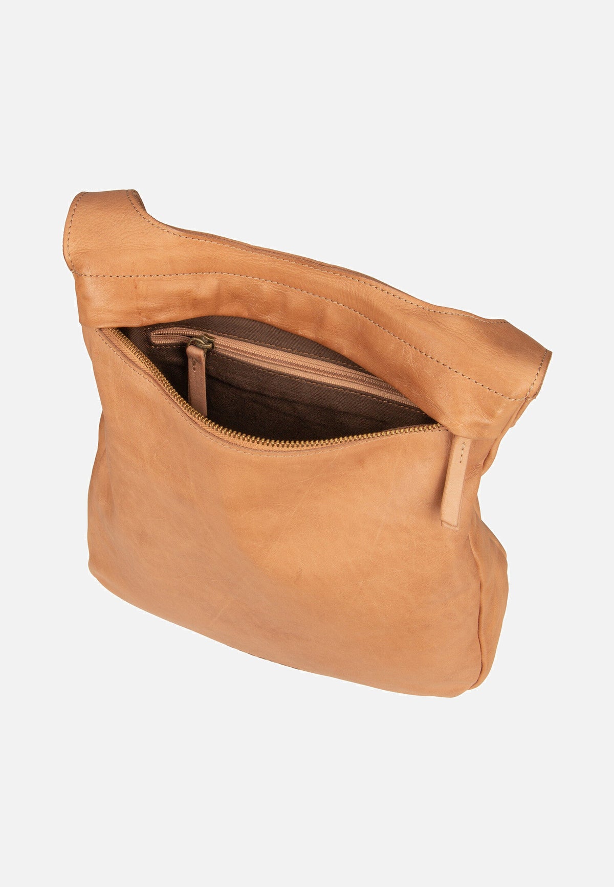 Harold's Submarine zip Caramel Pouch Bag