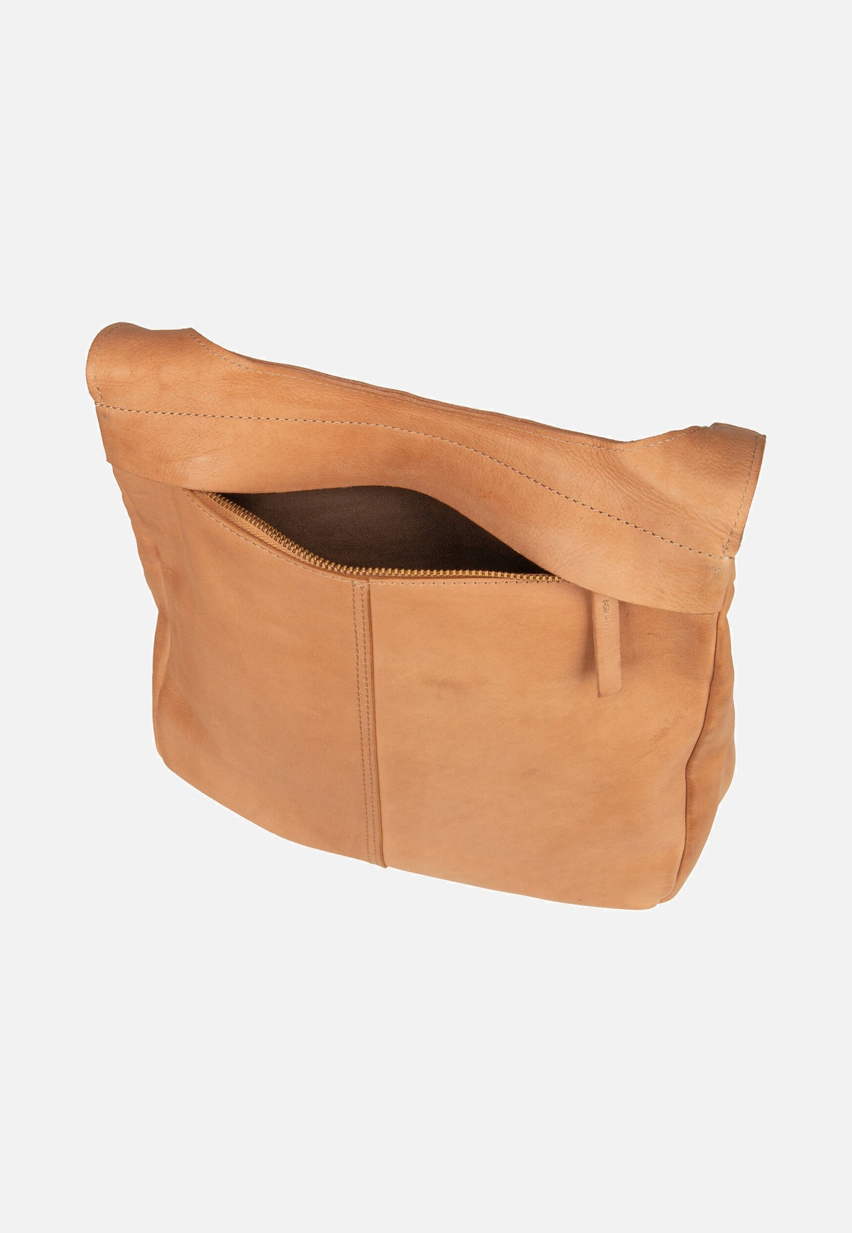 Harold's Submarine zip Caramel Pouch Bag