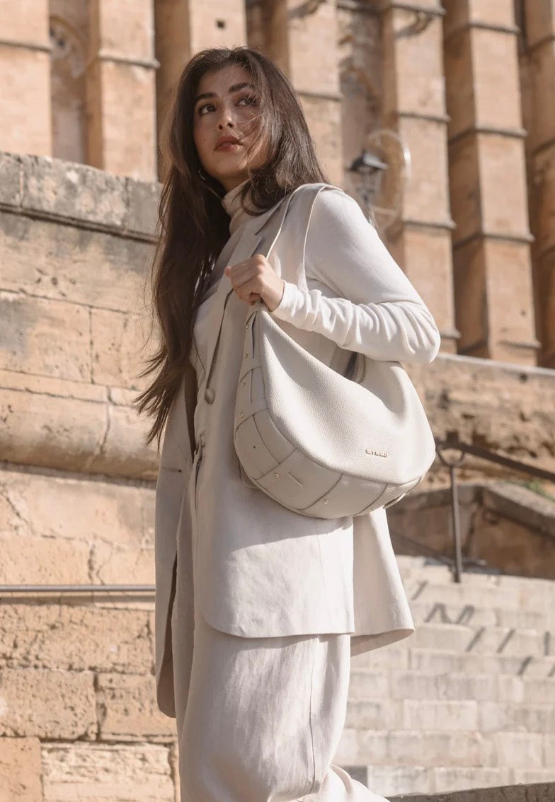 Hey Marly Lifetime Sister M Crema Borsa Hobo