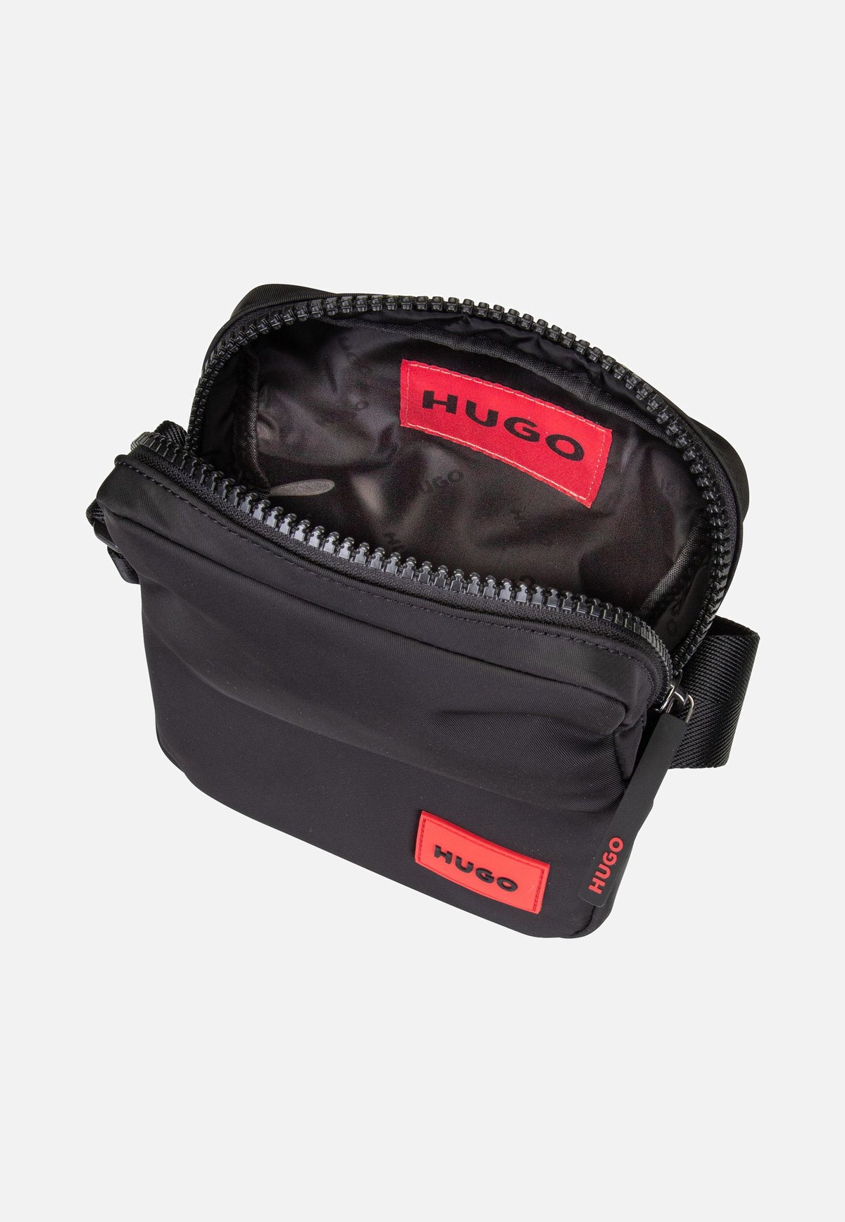 HUGO Ethon 2.0 NorthSouth Zip 50492693 Black Crossbody Bag
