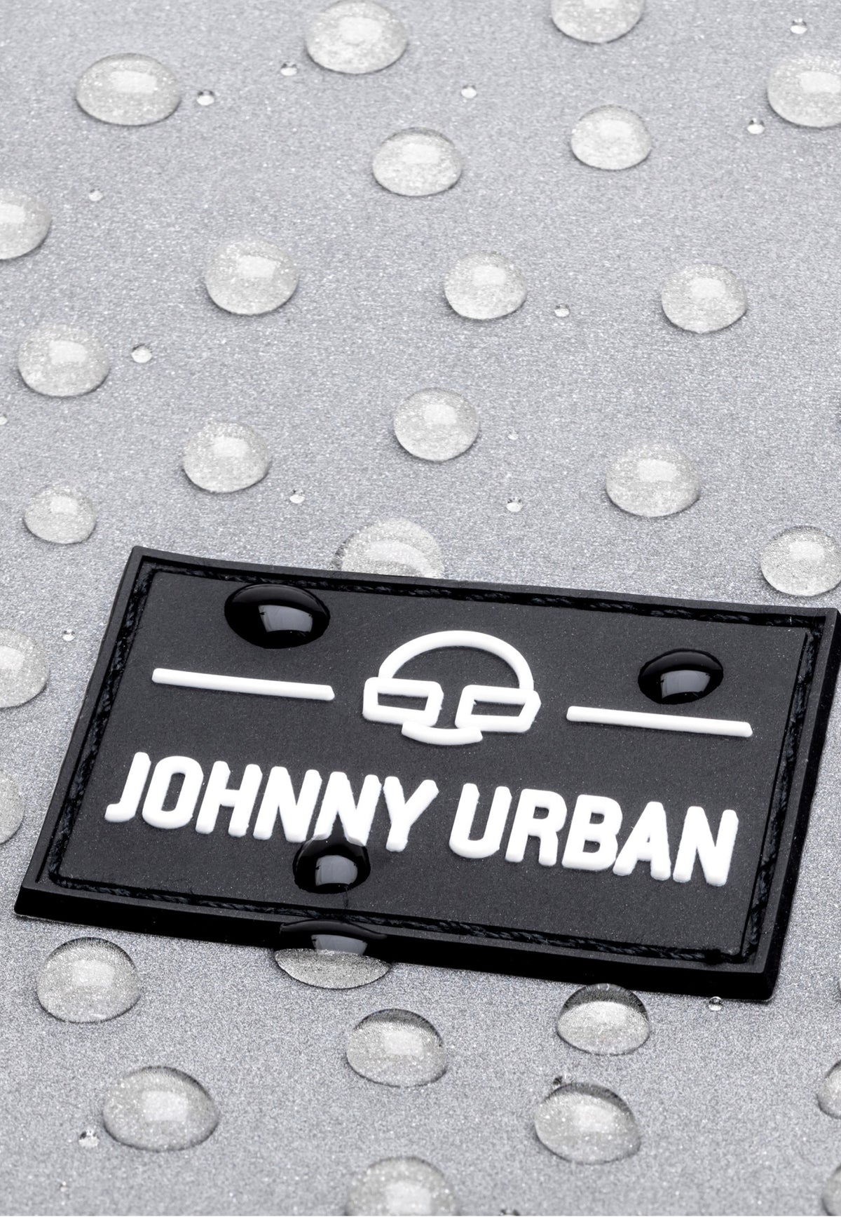 Johnny Urban Allen Medium Black Reflective Rolltop Rugzak