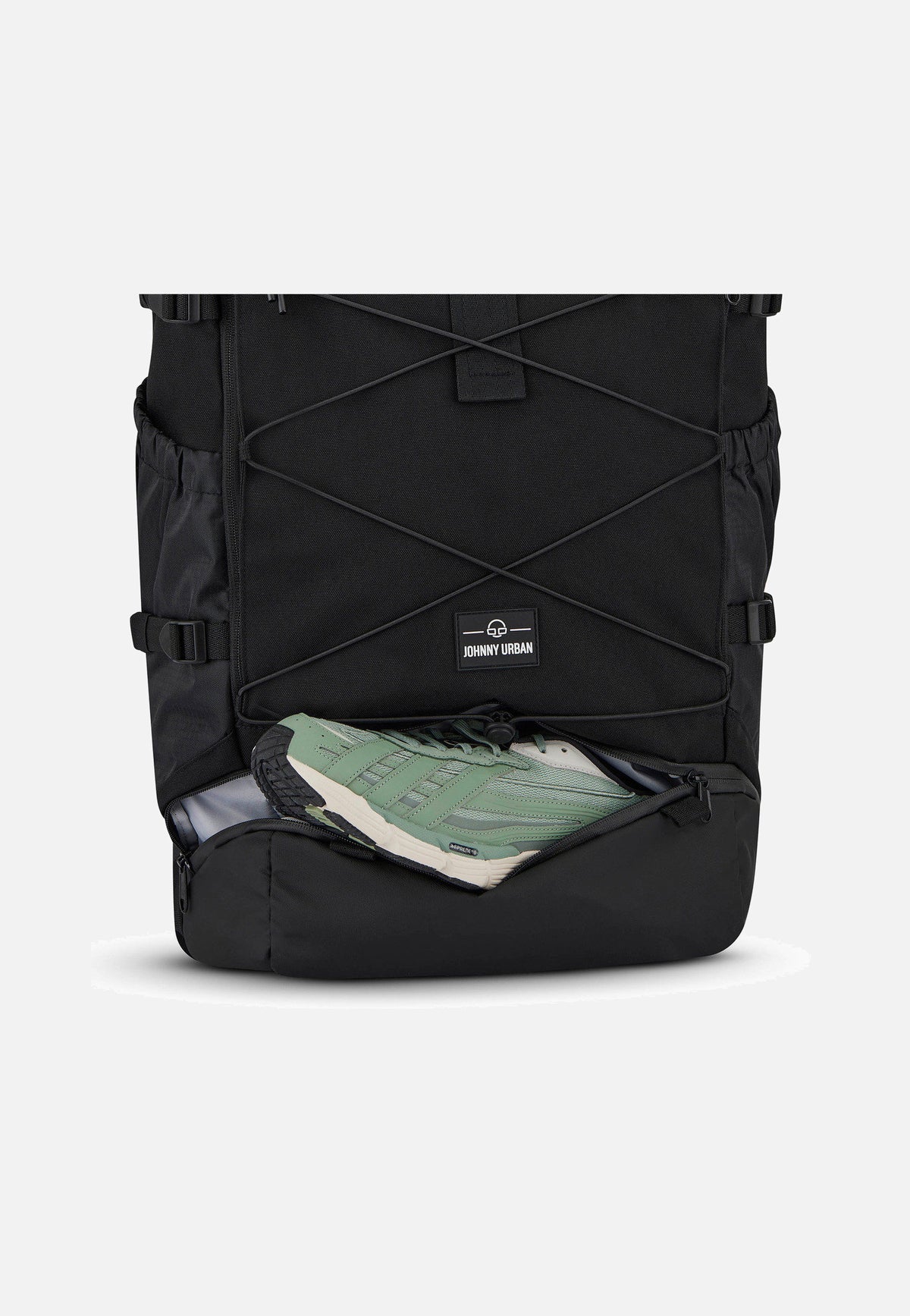 Johnny Urban Allen Large Travel Schwarz Rolltop Backpack