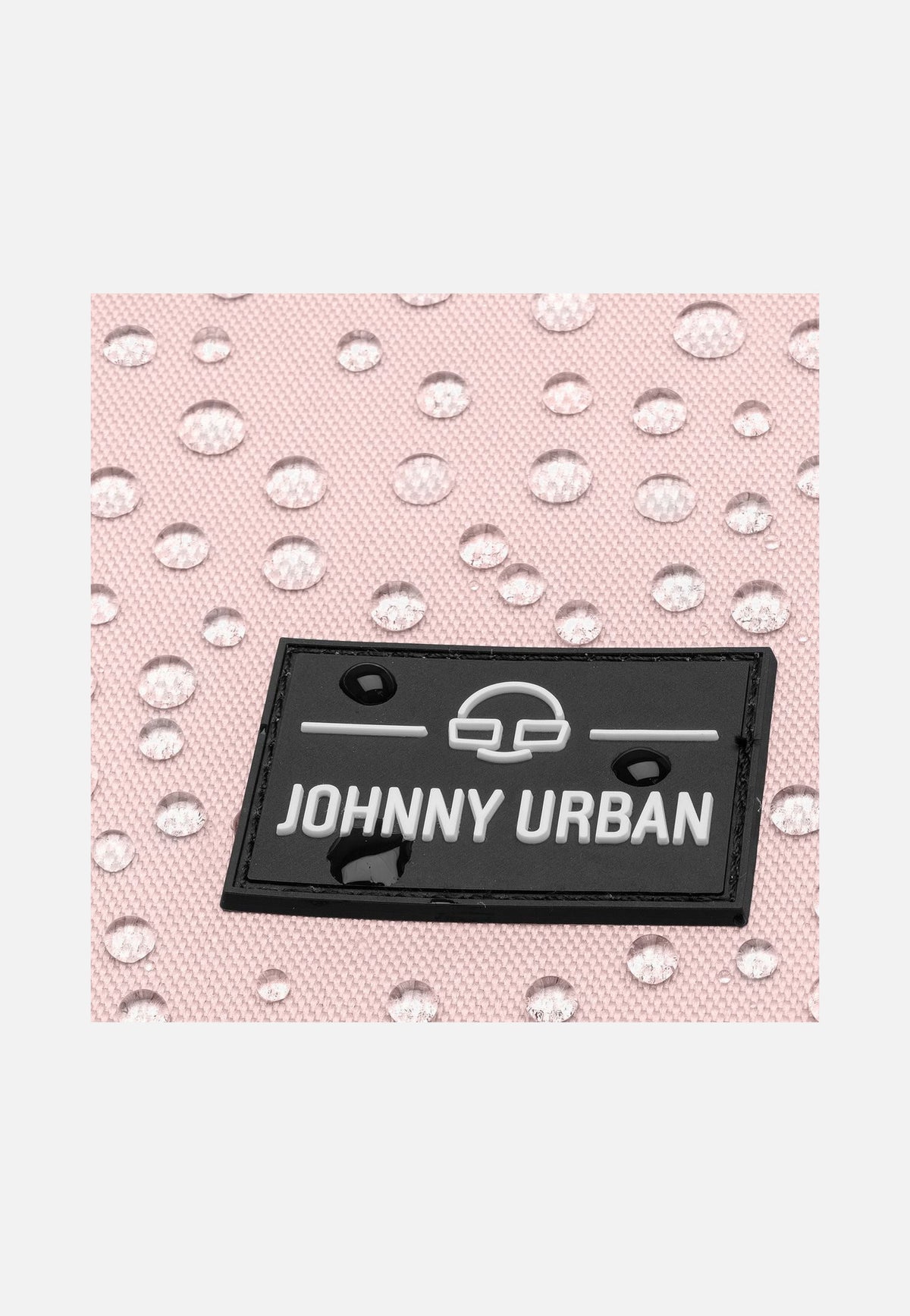 Johnny Urban Ryan Grau-Rosa Rolltop Rugzak