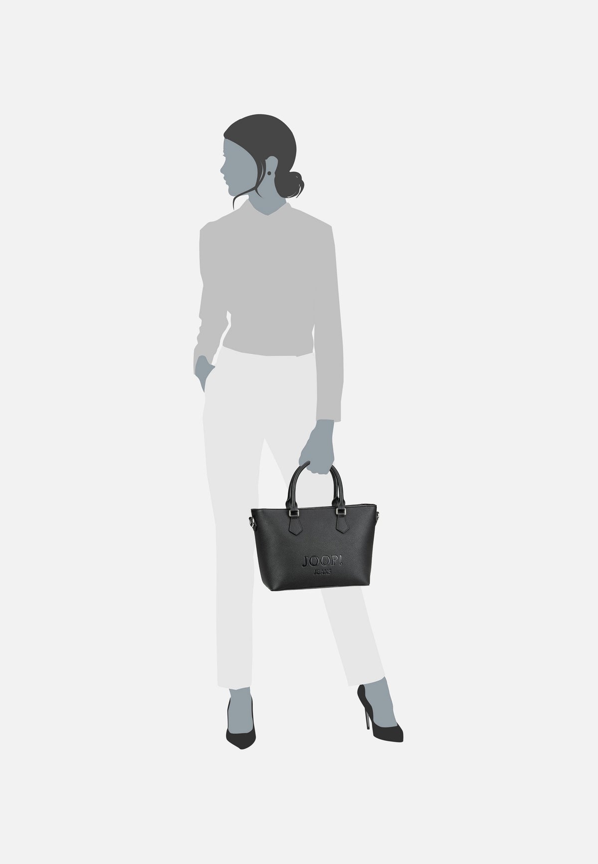 Joop Lettera 1.0 Ketty Handbag SHZ Black Tote Bag