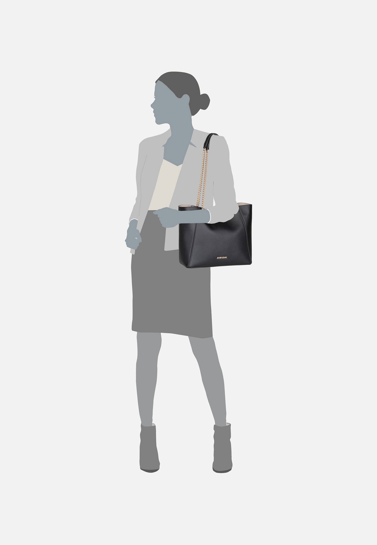 Joop Singolo Justine LHO Black Shopper