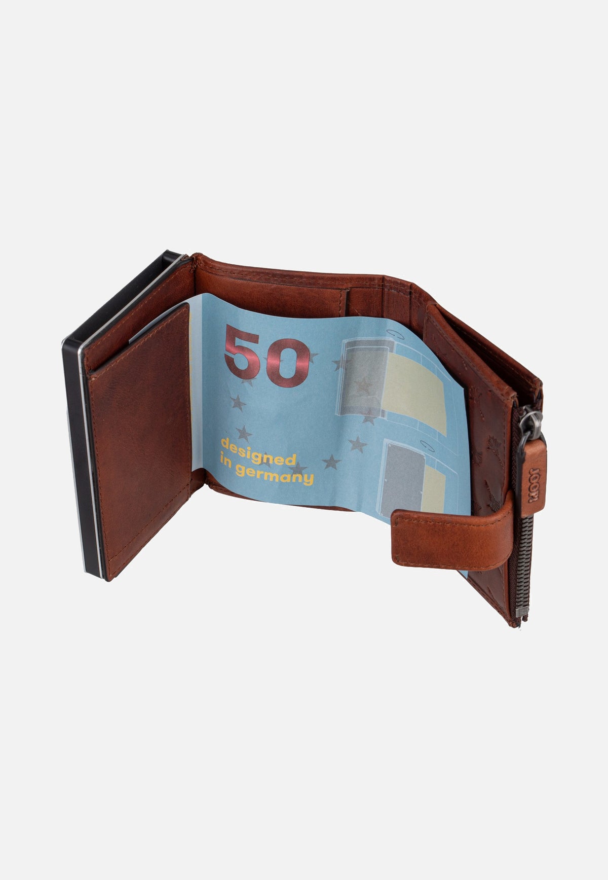 Joop Cerratano C-Four E-Cage SV8 Cognac Wallet