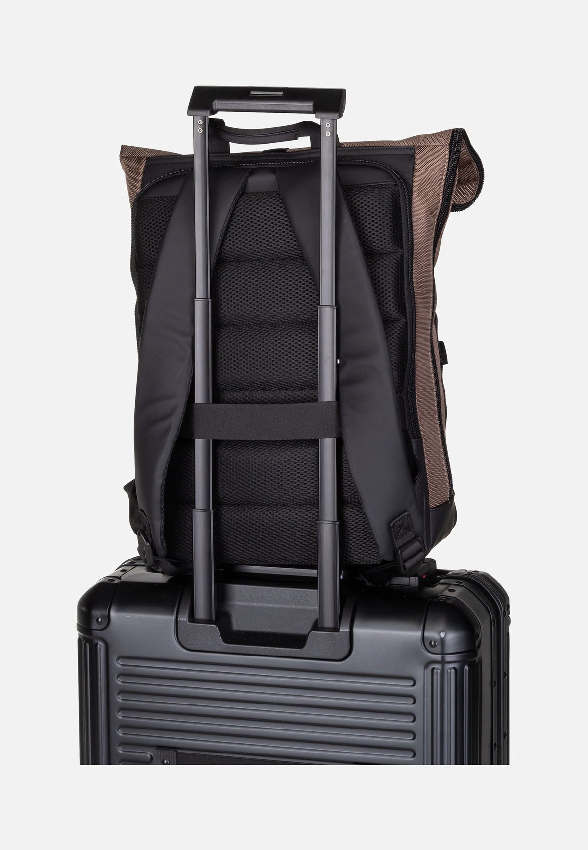 Jost Balling Kurier 4015 Taupe Rolltop Backpack