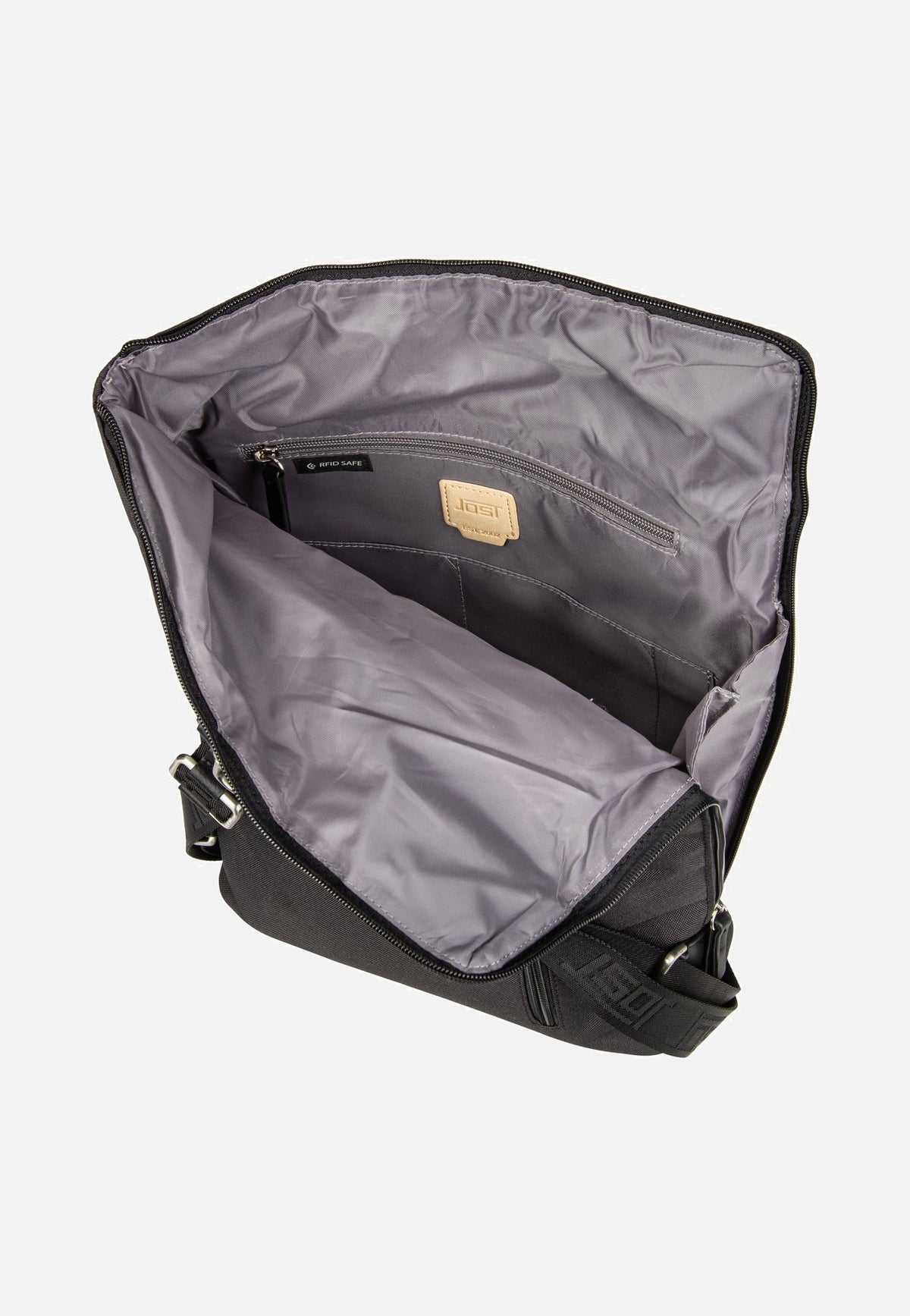 Jost Bergen 1606 Schwarz Rolltop Backpack