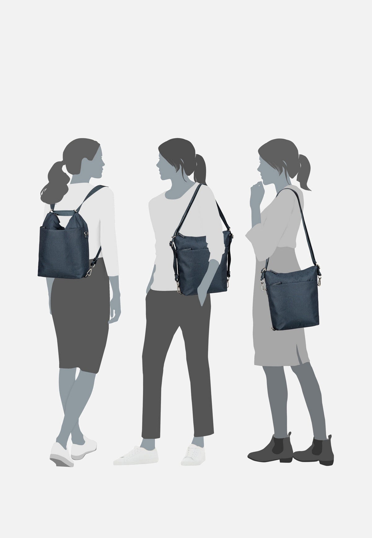 Jost Bergen 1609 Navy Backpack