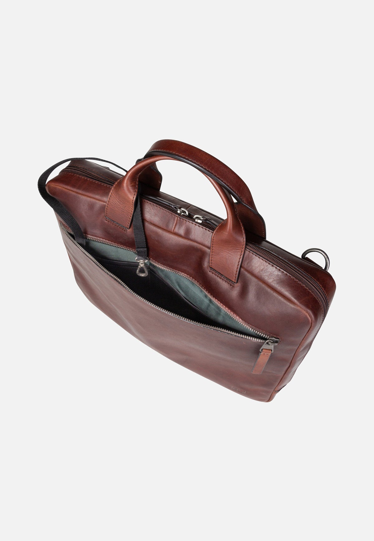 Jost Lund Business S 6743 Braun Briefcase