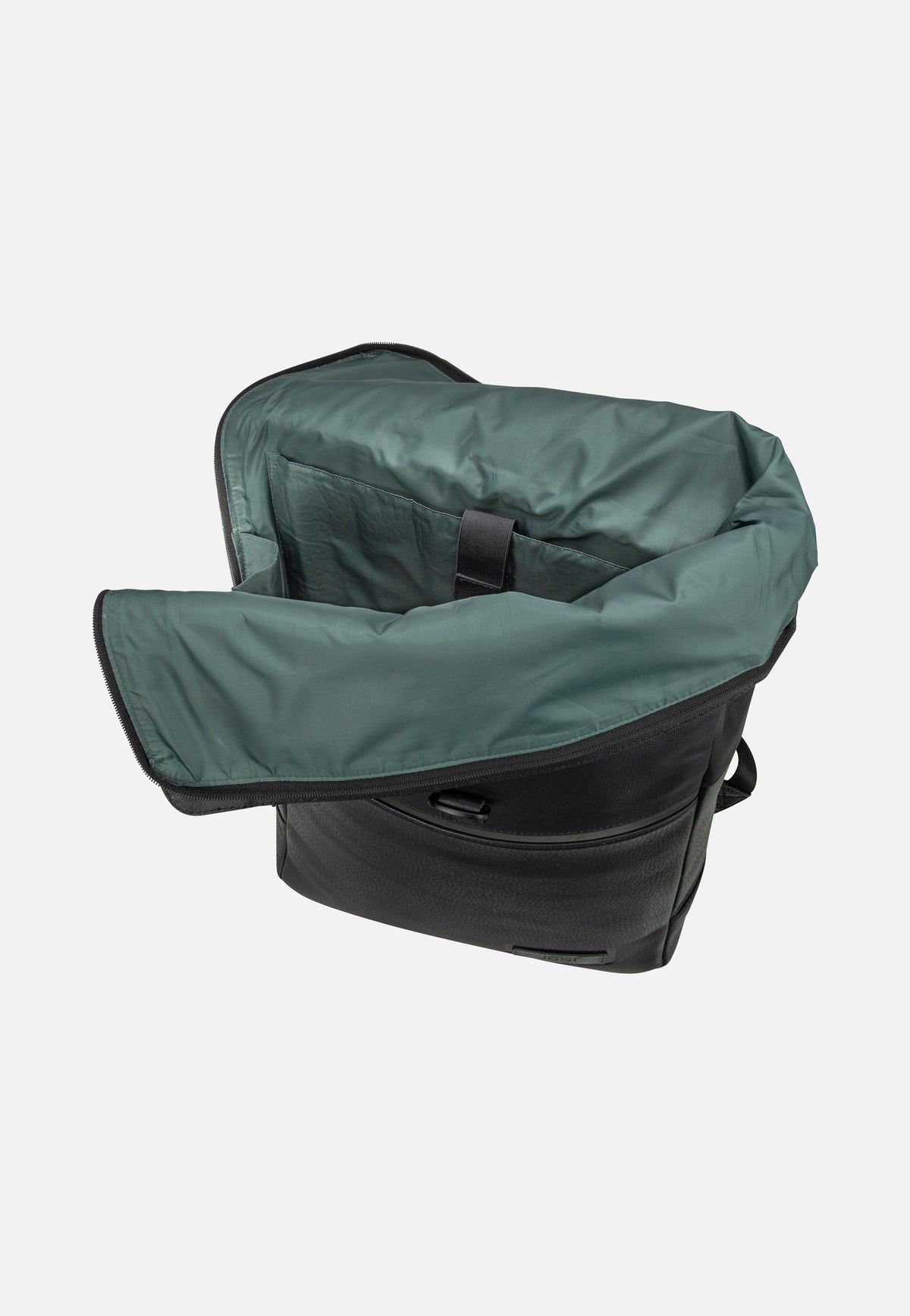Jost Stockholm Courier Black Rolltop Rugzak