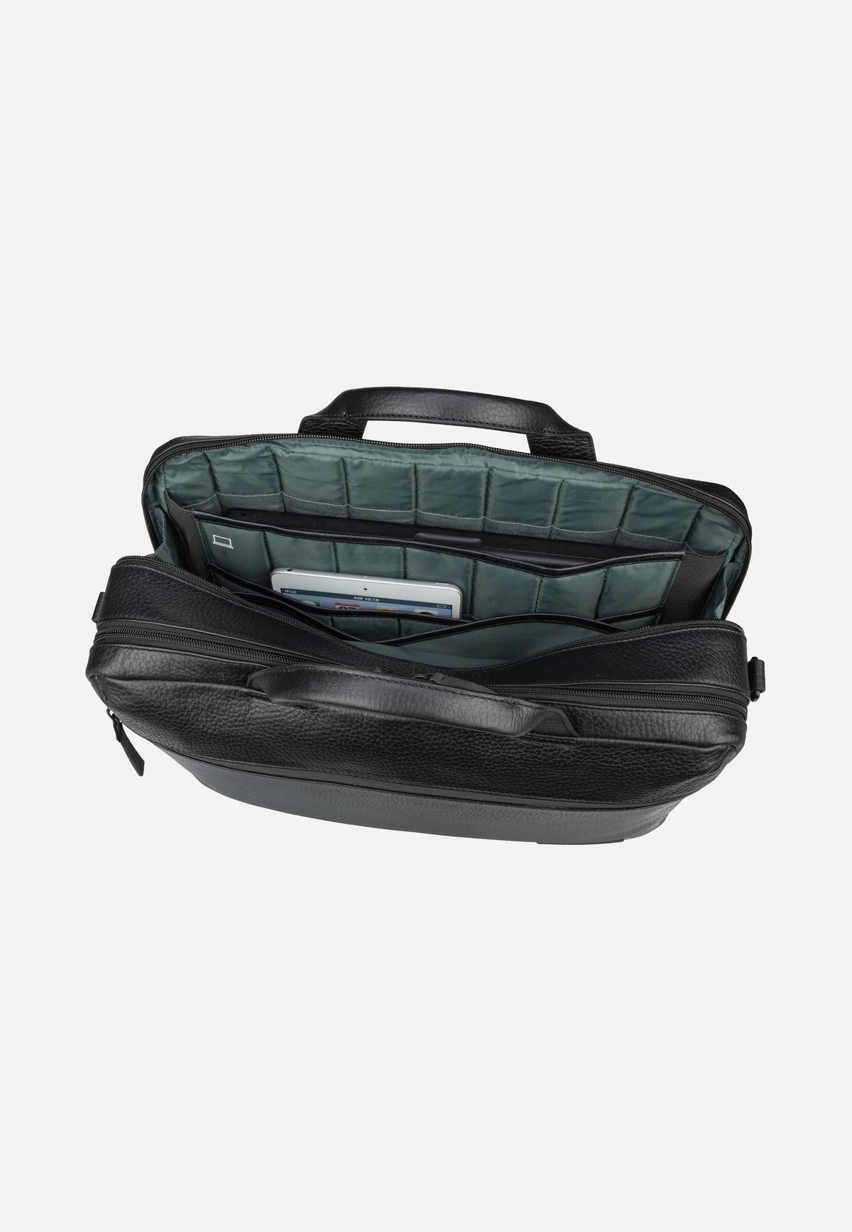 Jost Stockholm Business Bag L 2 Comp Black Aktentas