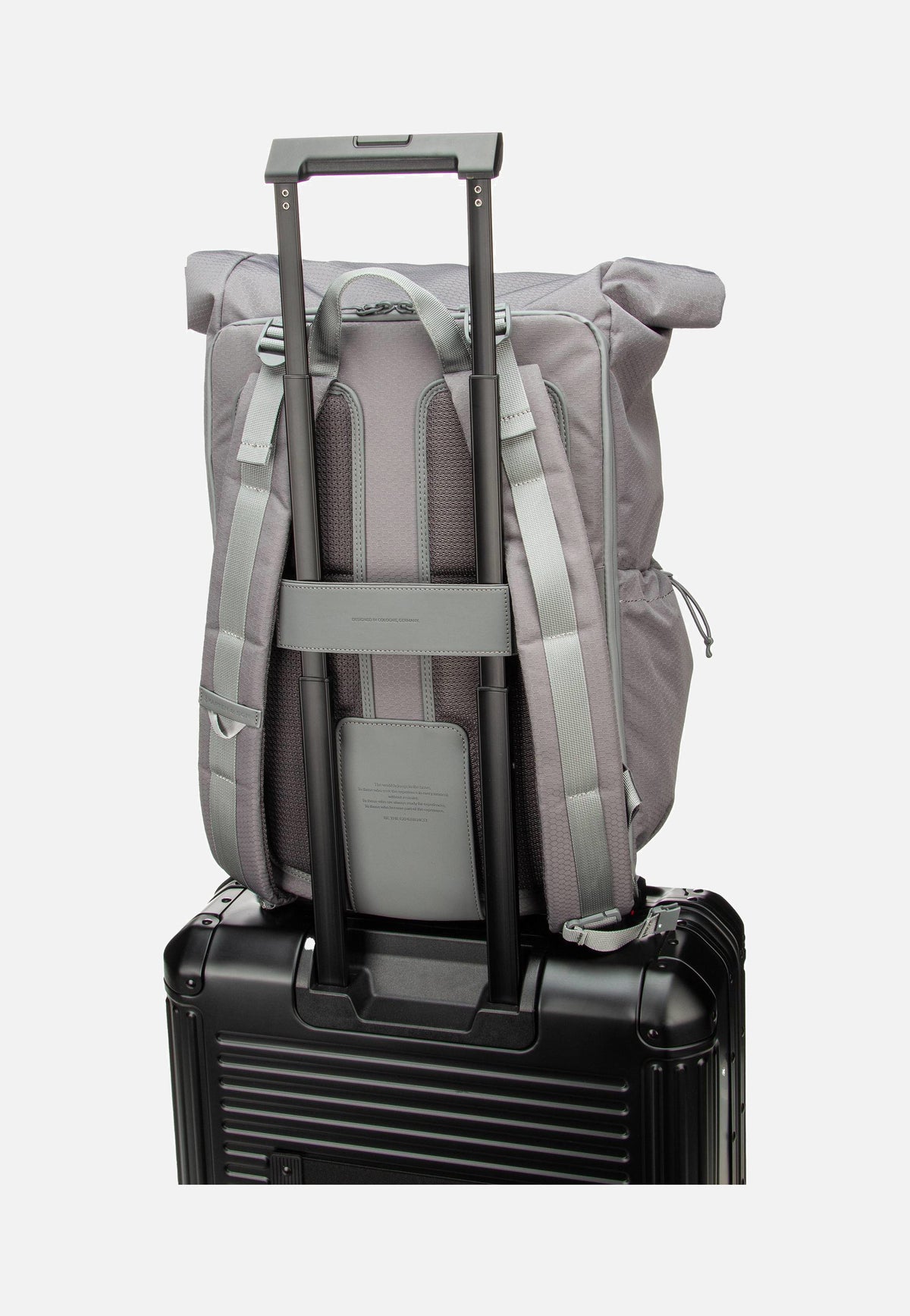 Kapten & Son Banff Stone Grey Rolltop Backpack