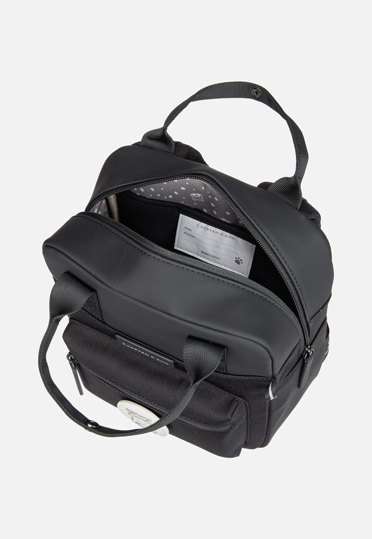 Kapten & Son Bergen Kids All Black Backpack