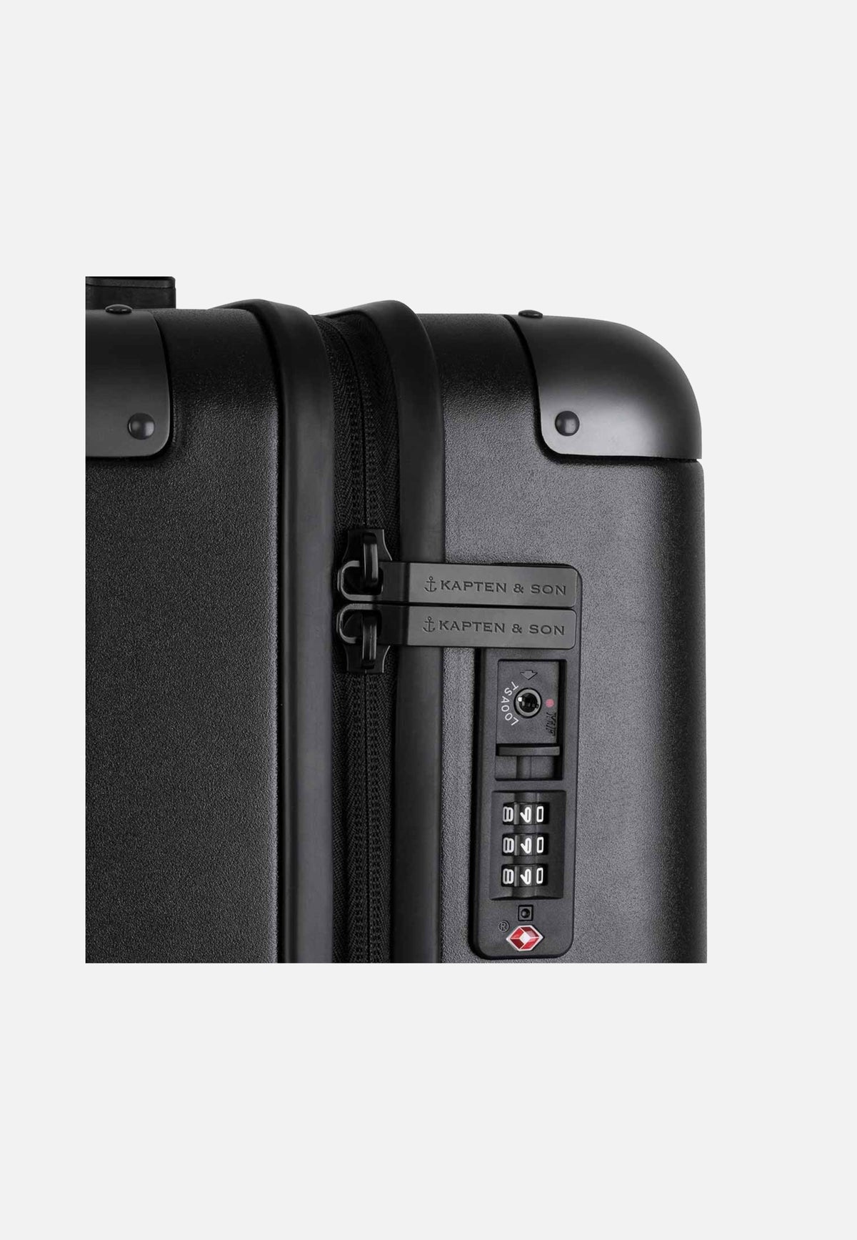 Kapten & Son Heathrow Cabin All Black Suitcase