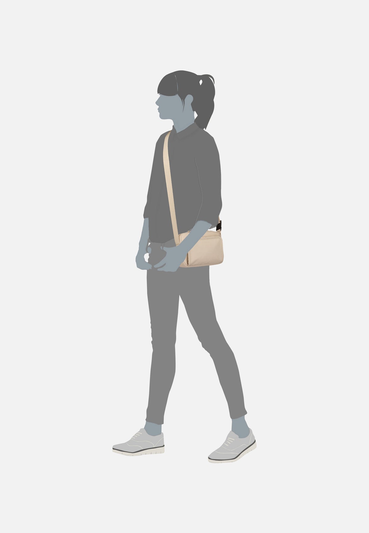 Kapten & Son Lulea Sandstone Bolso bandolera