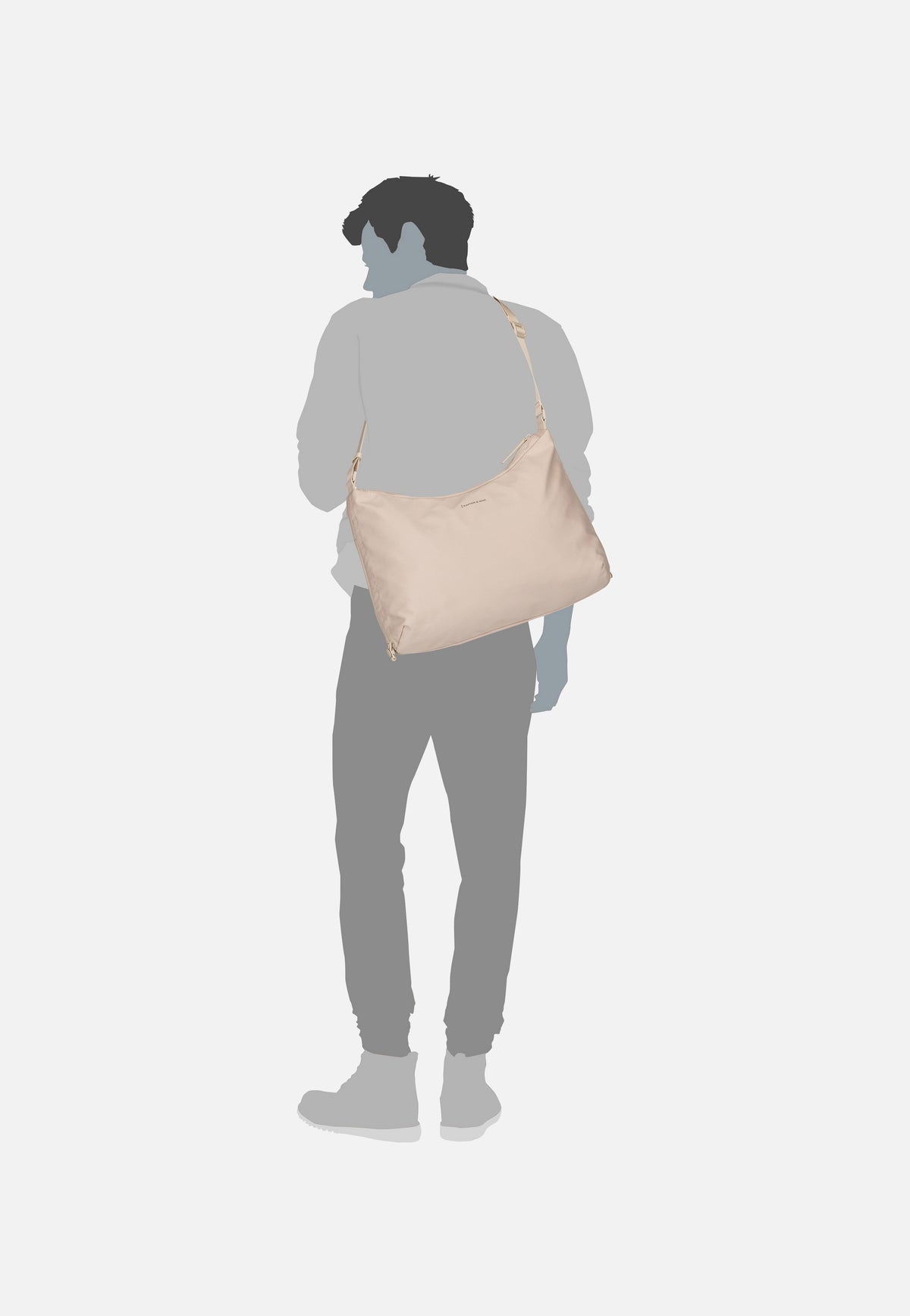Kapten & Son Skara Large Sandstone Pouch Bag
