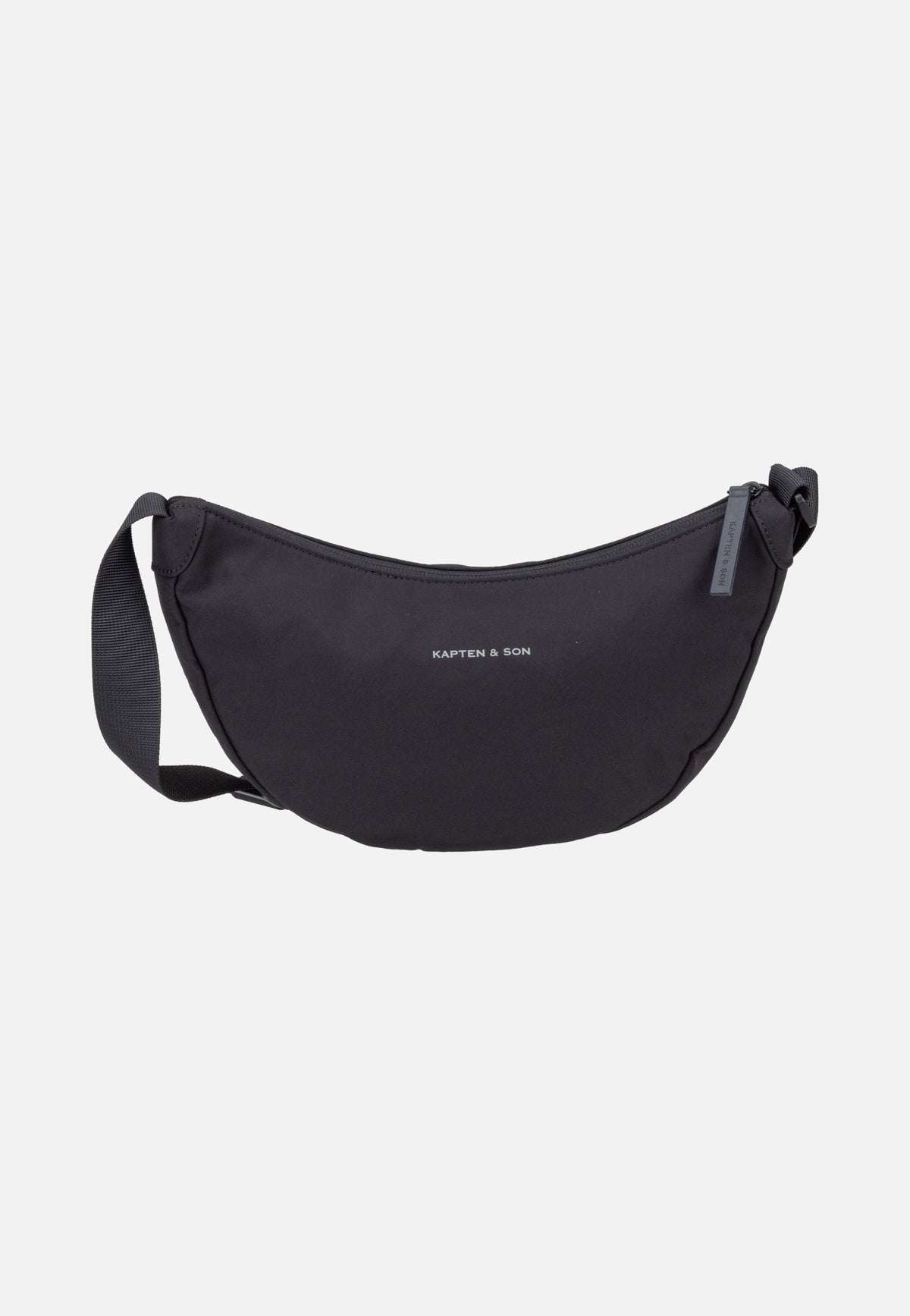 Kapten & Son Essential Moon Bag All Black Borsa a tracolla