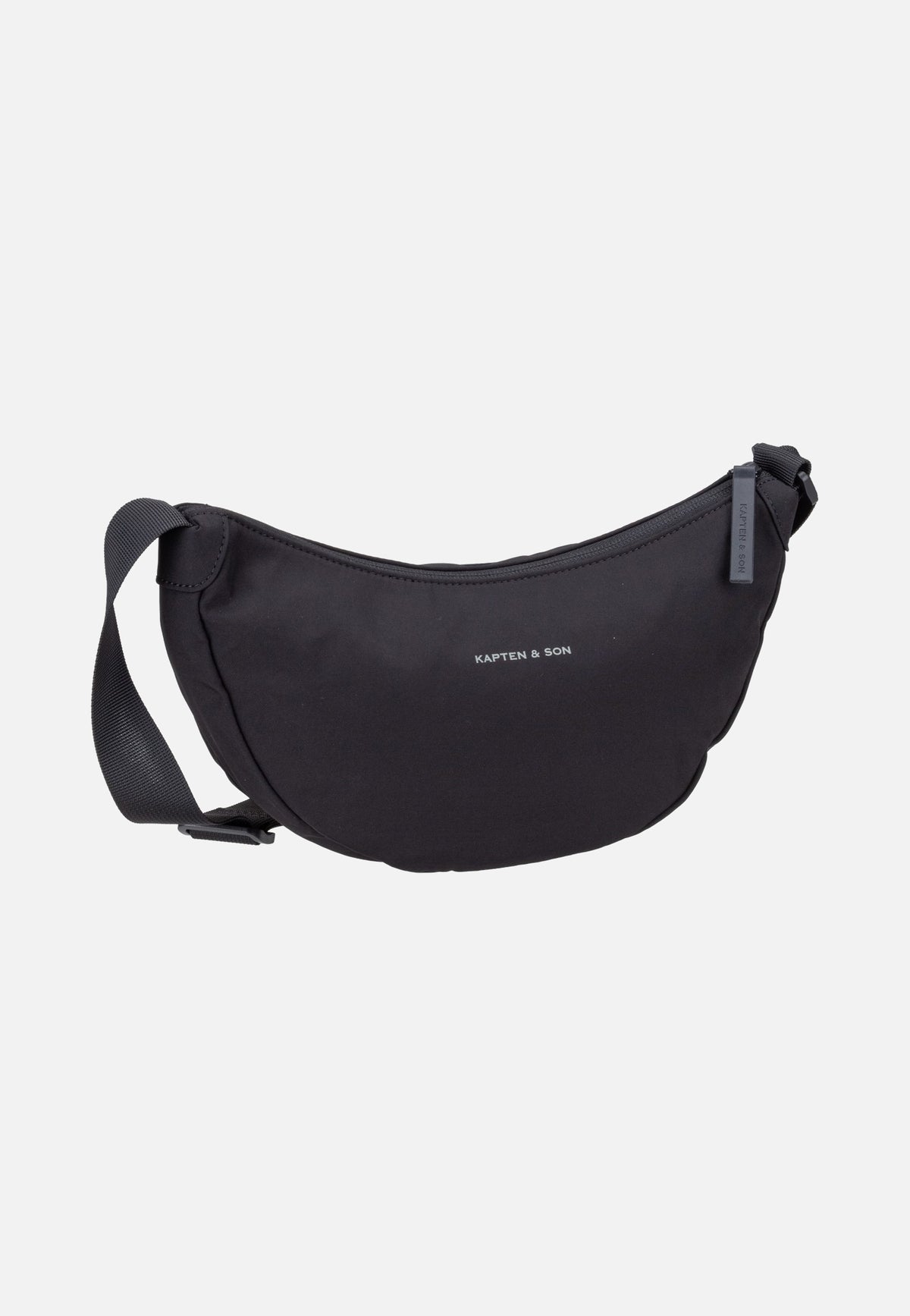 Kapten & Son Essential Moon Bag All Black Borsa a tracolla