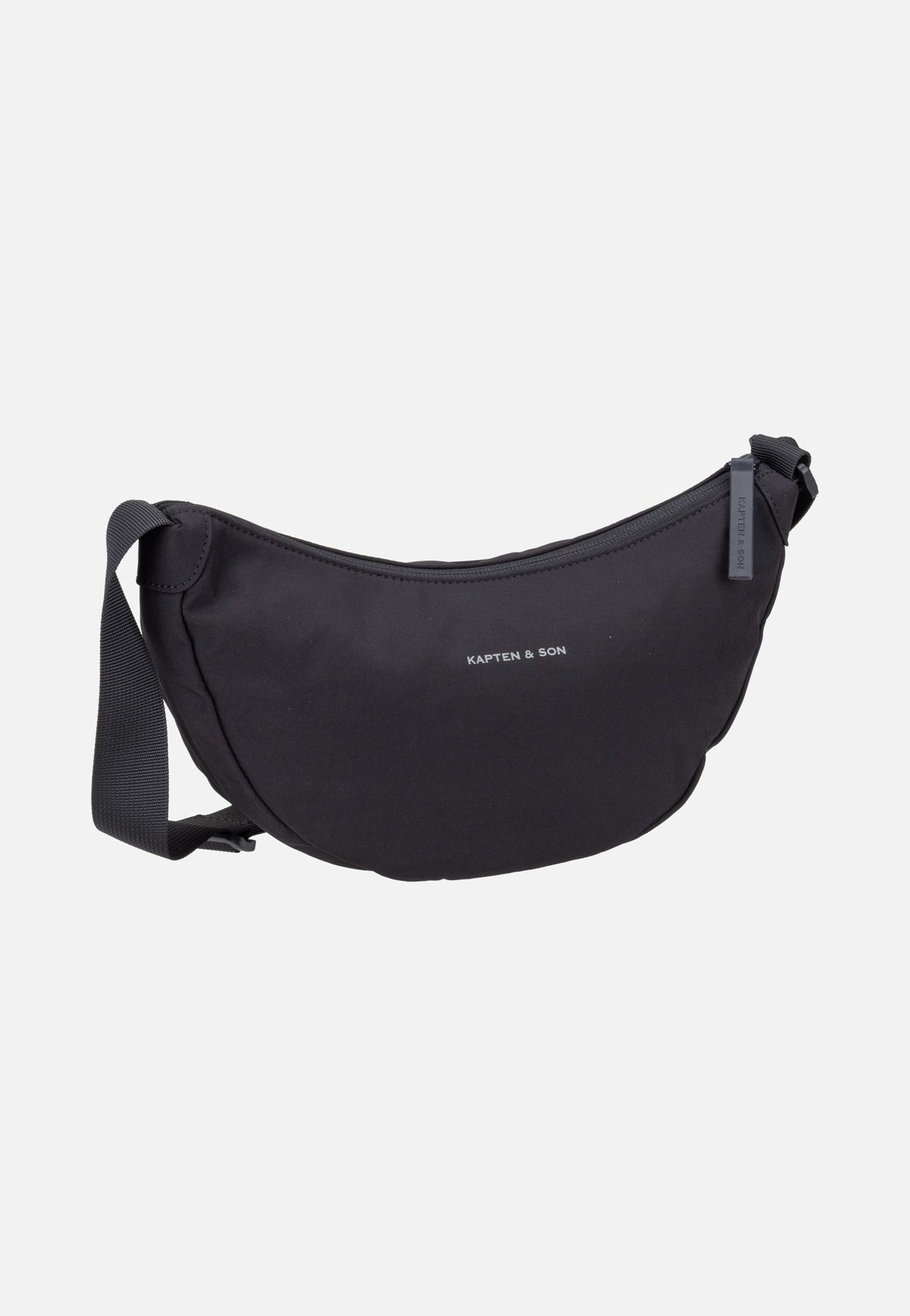 Kapten & Son Essential Moon Bag All Black Borsa a tracolla