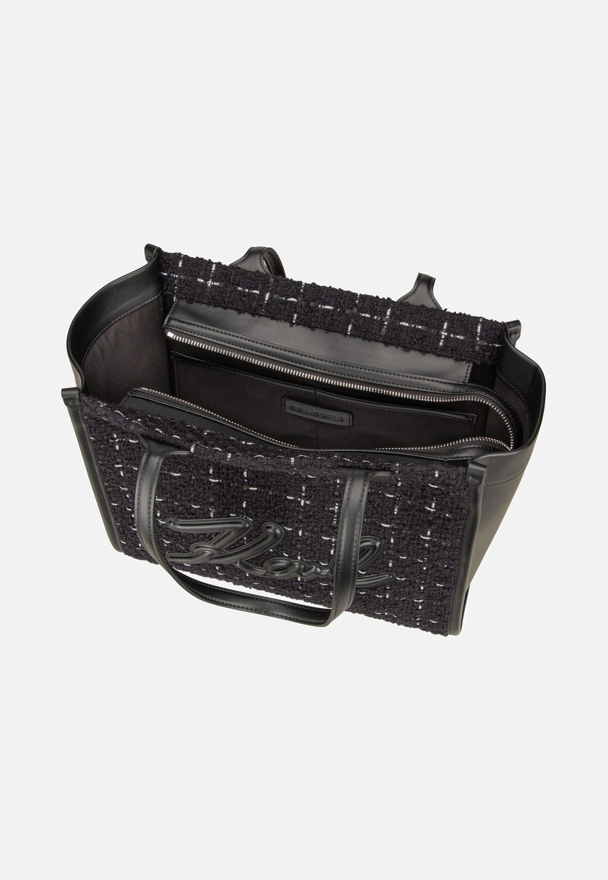 Karl Lagerfeld K/Skuare MD Tote Bouclé KL Bouclé Bw Client