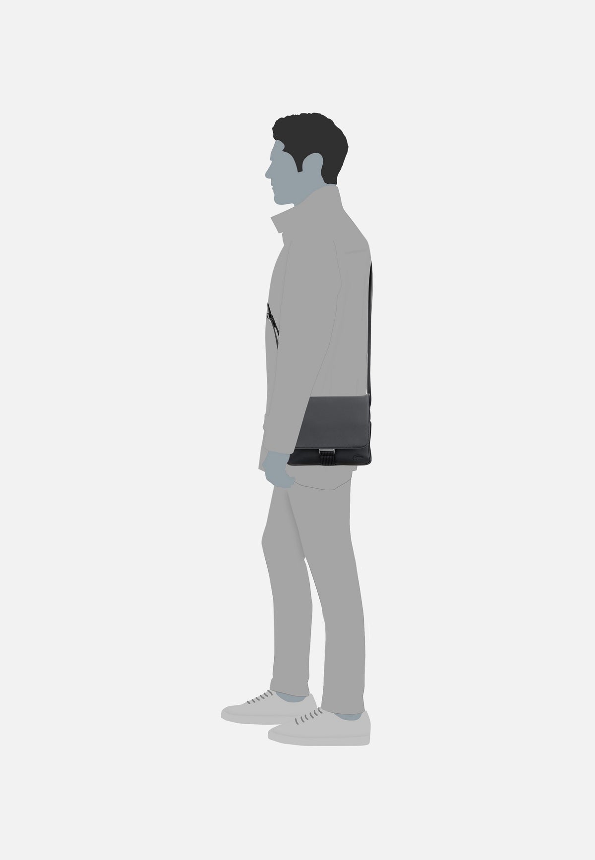 Lacoste Men´s Classic Bag 4428 Noir Crossbody Bag