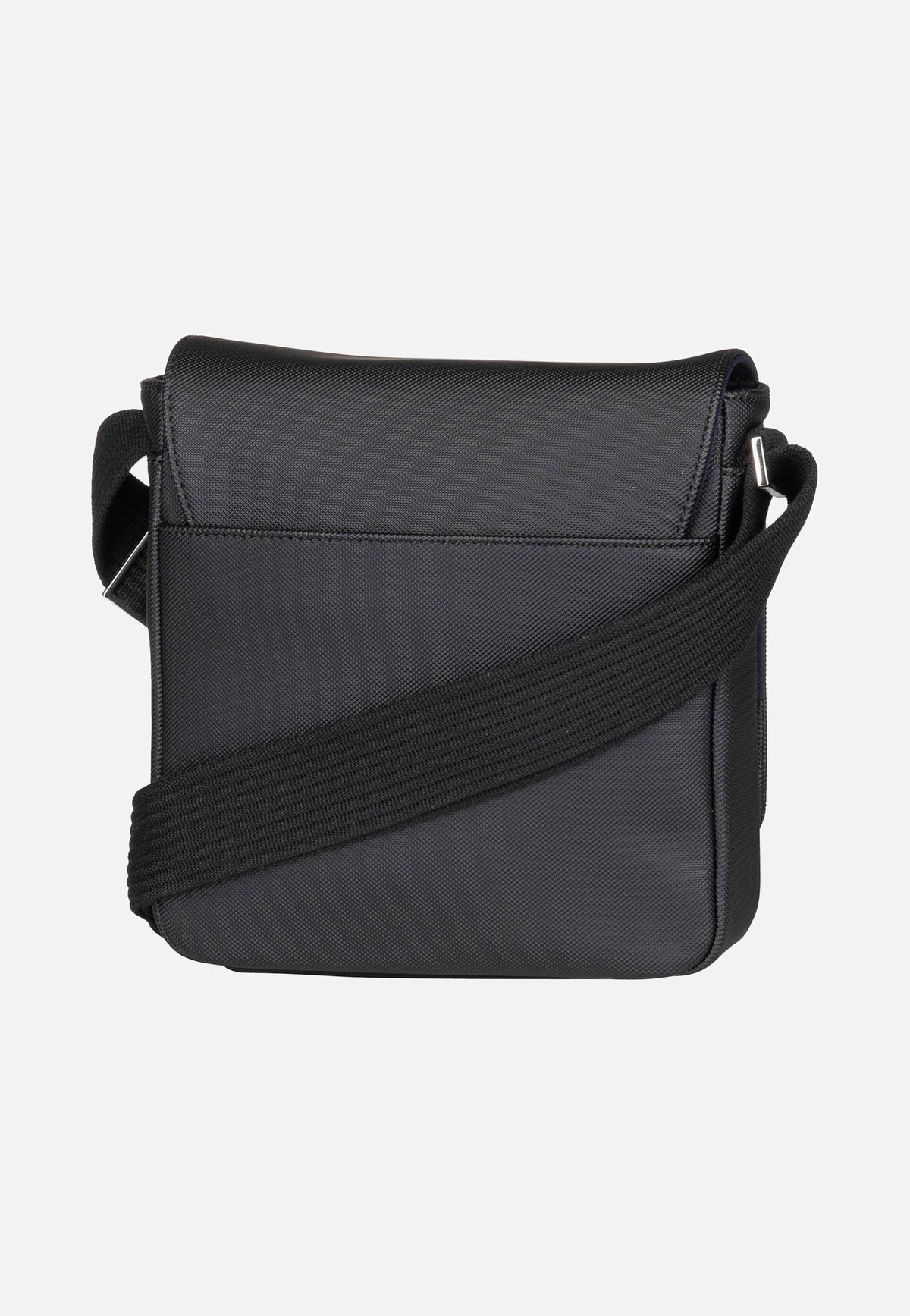 Lacoste Men's Classic Piqué NH4423HC Black Crossbody Bag