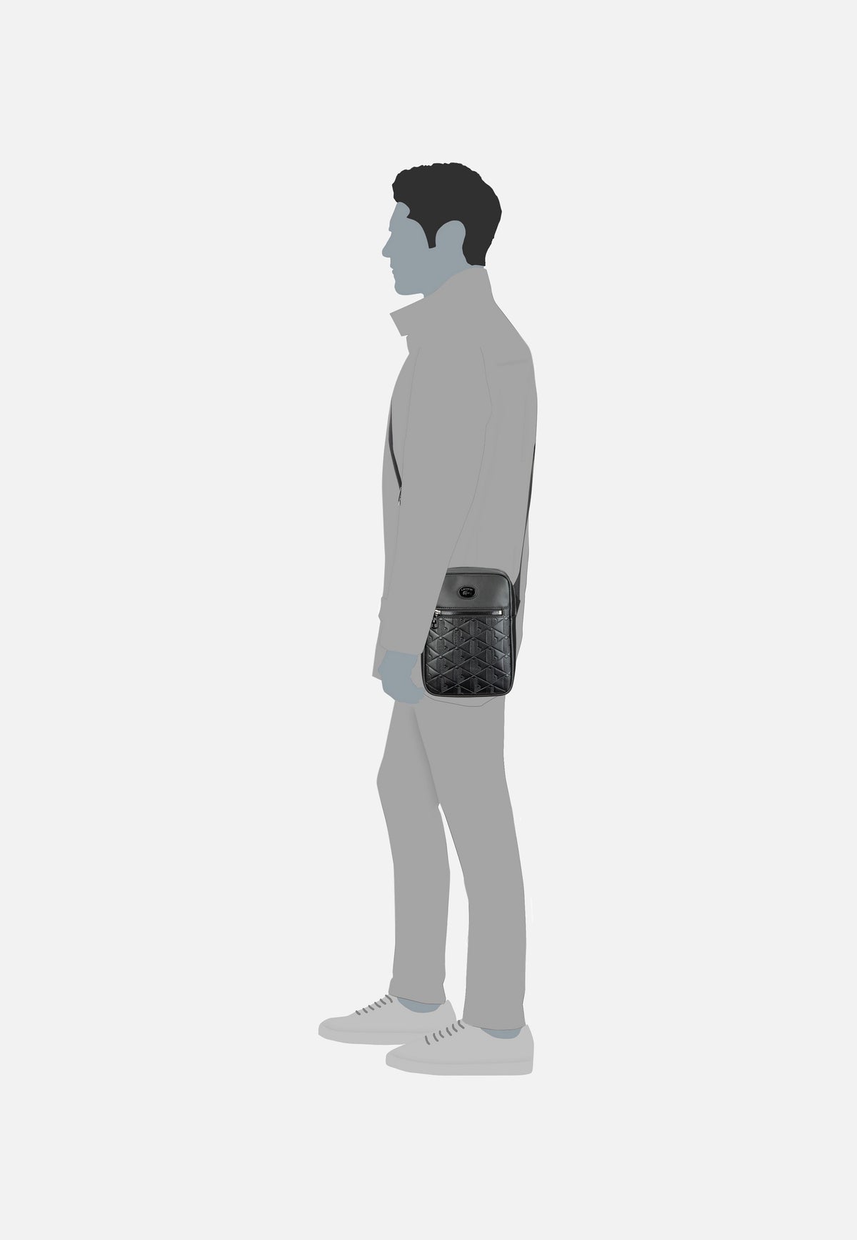 Lacoste Nomogramme Vertical 4486 Noir Sac à bandoulière