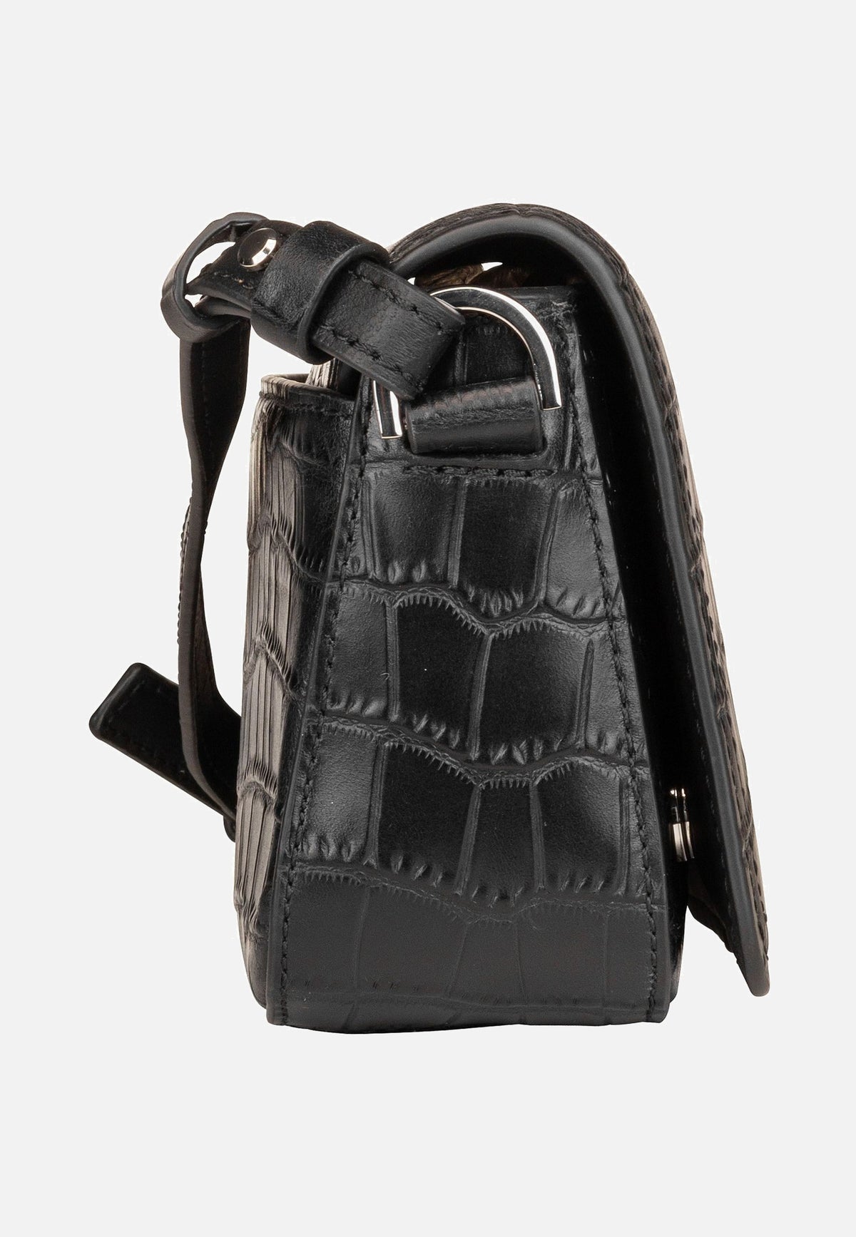 Liebeskind Berlin Chudy New Croco 2152398 Black Crossbody Bag