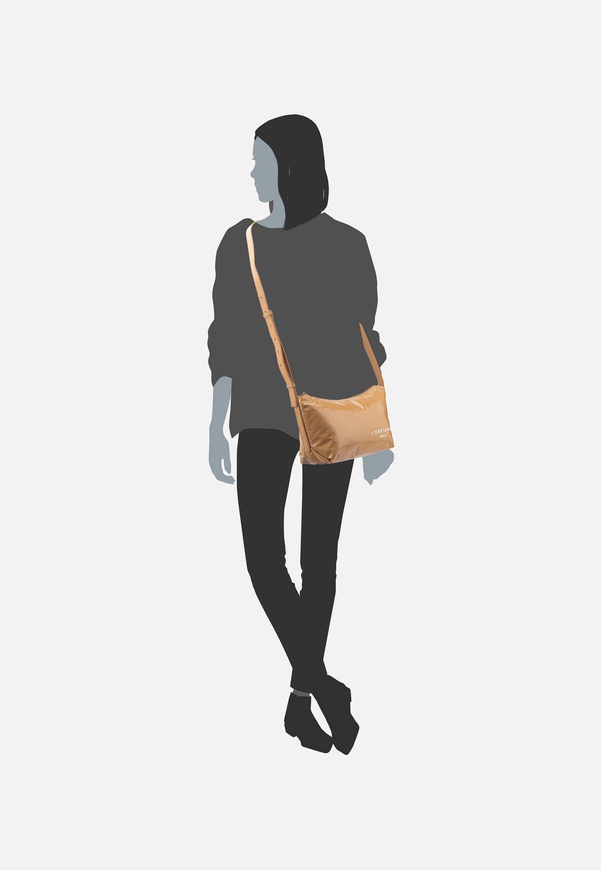 Liebeskind Berlin Elvira CB M Rain Beige Crossbody Bag