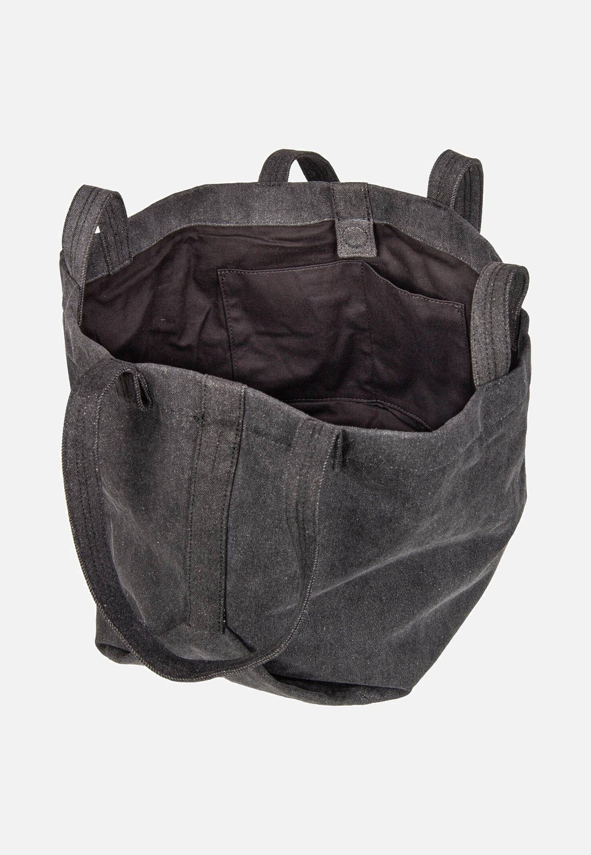 Liebeskind Berlin Elvira M Denim Black Shopper