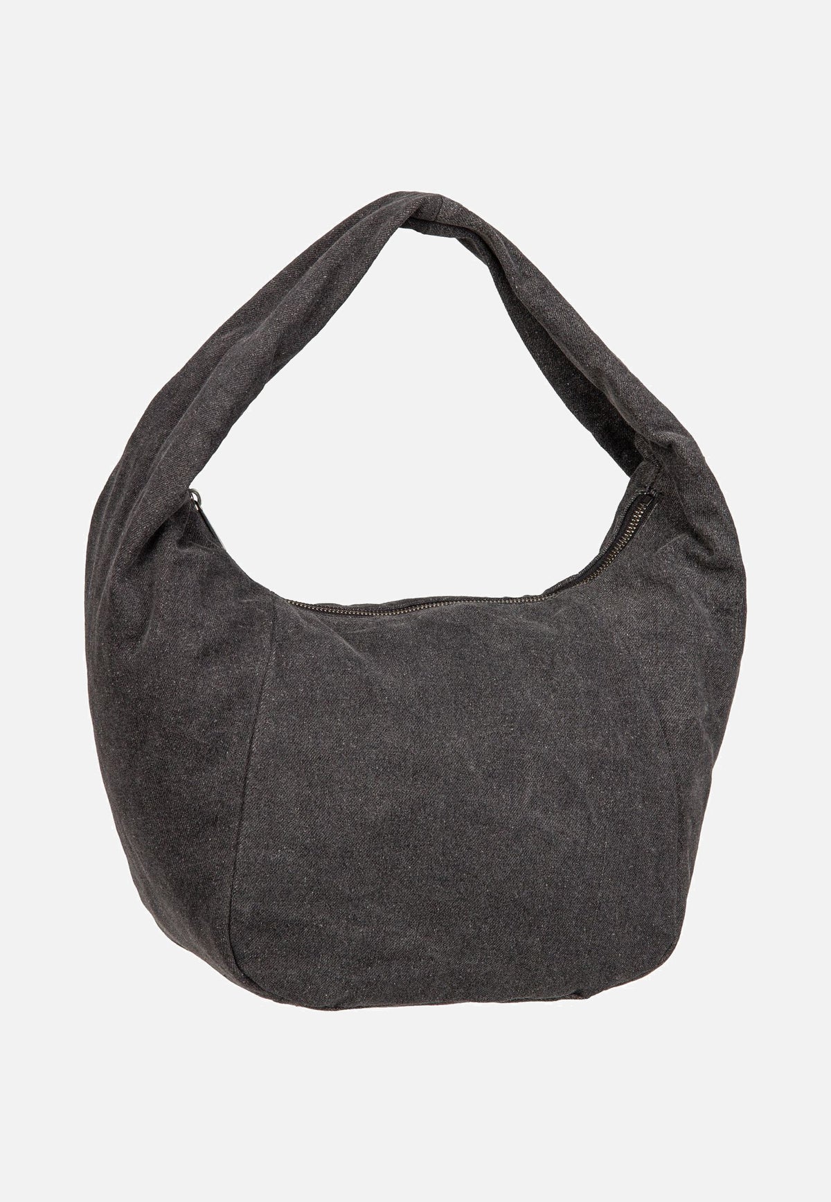 Liebeskind Berlin Ferrah M Denim Black Hobo Bag