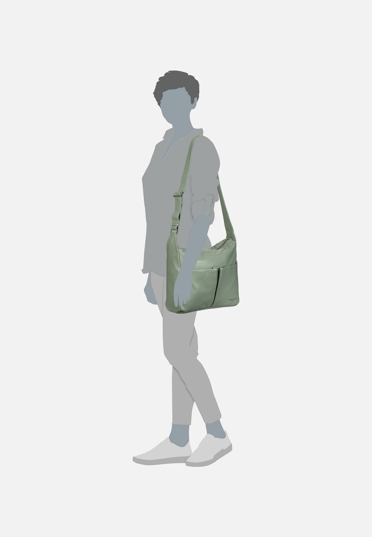 Liebeskind Berlin Hera M 2163131 Forest Green Crossbody Bag