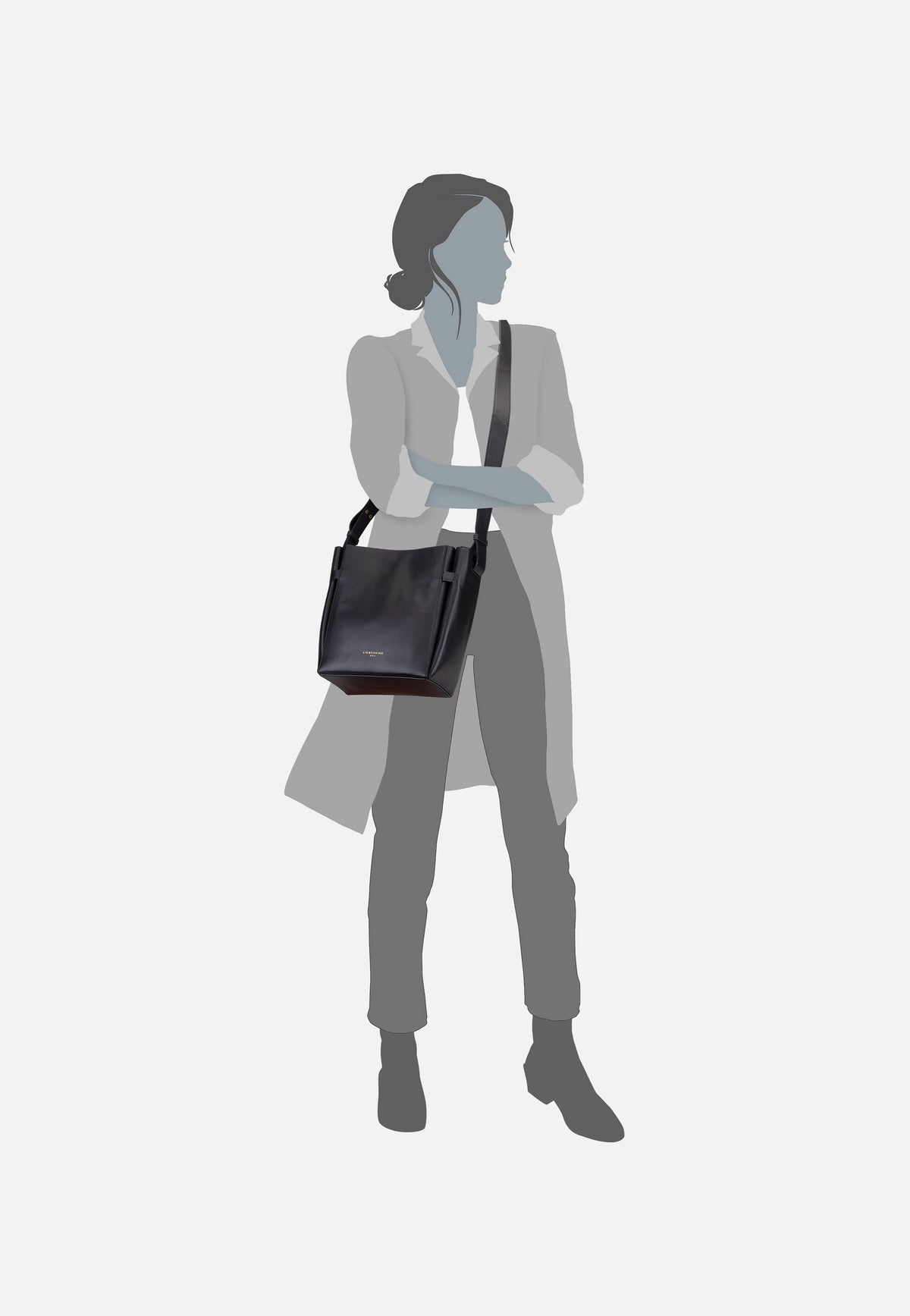 Liebeskind Berlin Hilla 2149125 Black Crossbody Bag