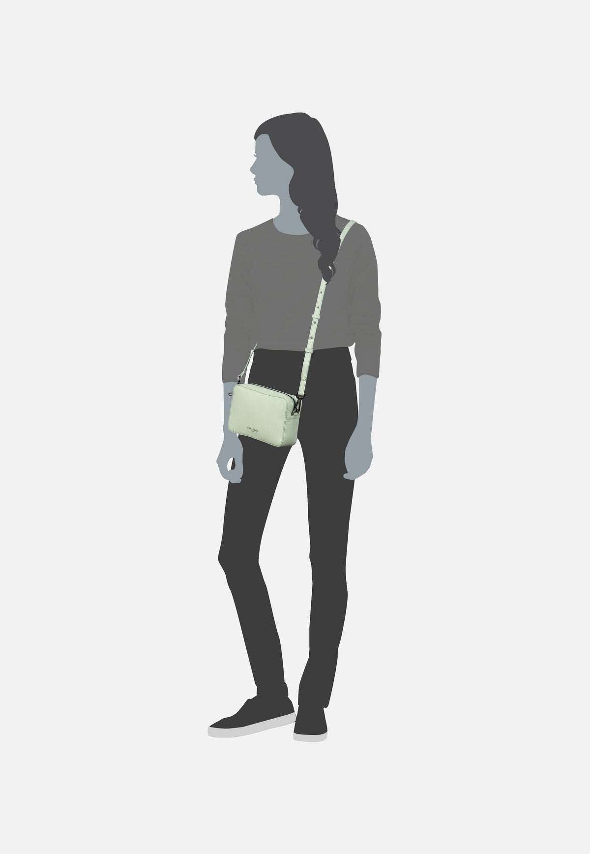 Liebeskind Berlin Hilla Camera S 2166497 Sage Crossbody Bag