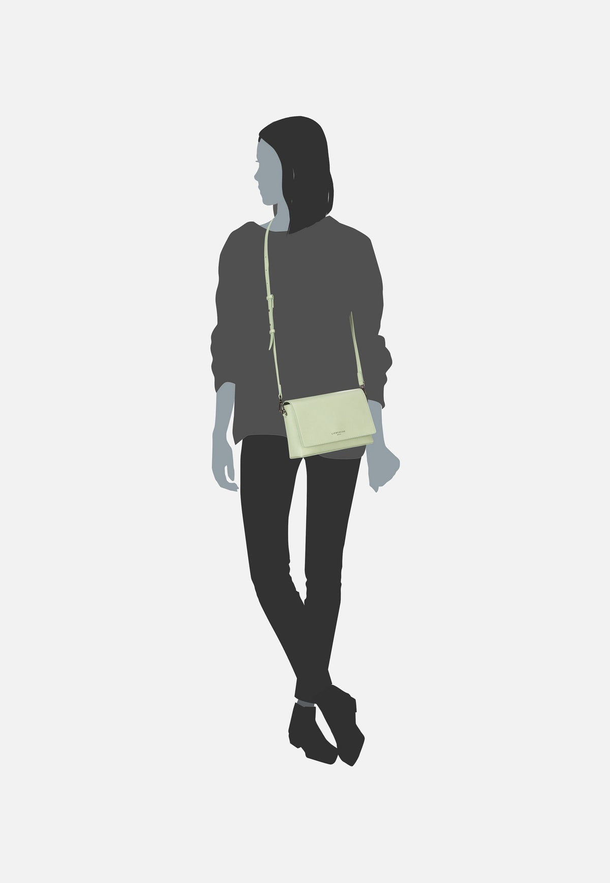Liebeskind Berlin Hilla Tokyo M 2166490 Sage Crossbody Bag