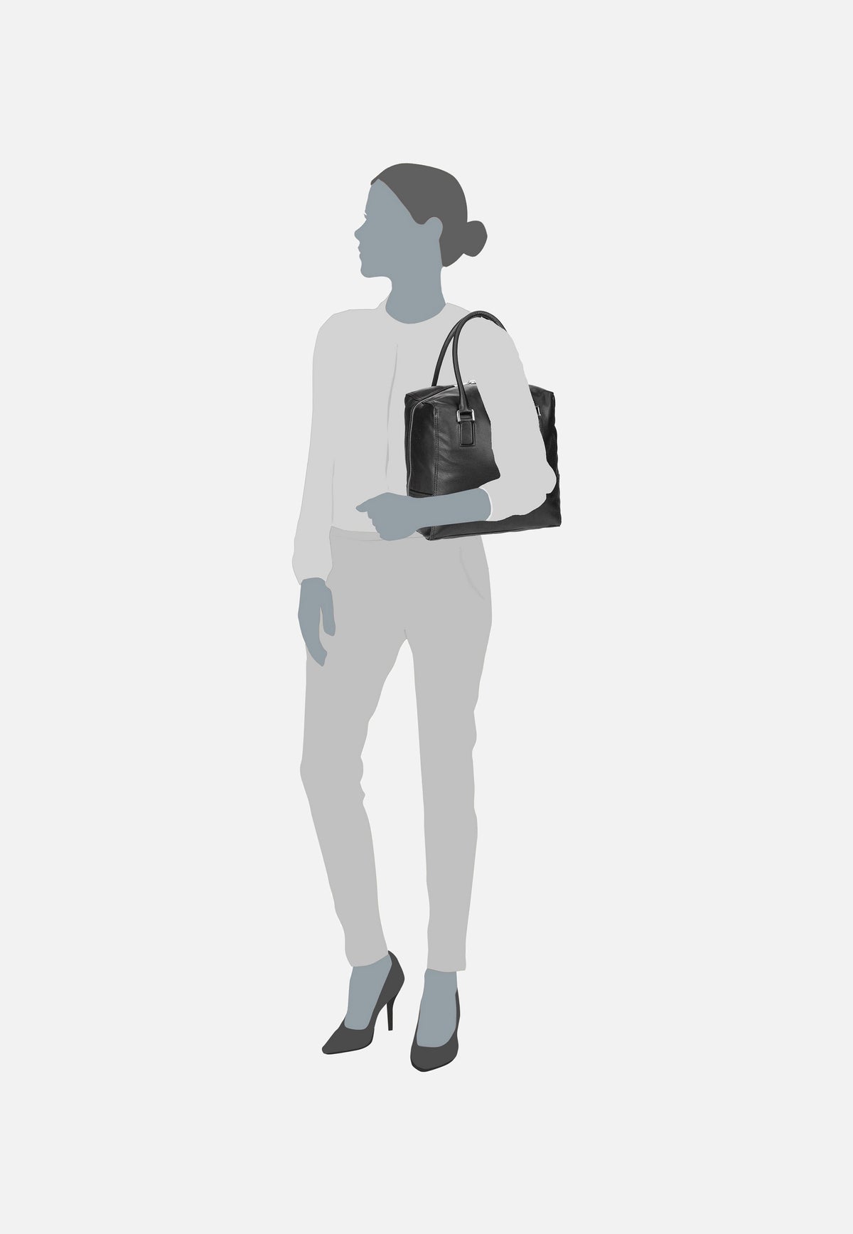Liebeskind Berlin Kayla Archive 3D M 2165298 Black Handle Bag