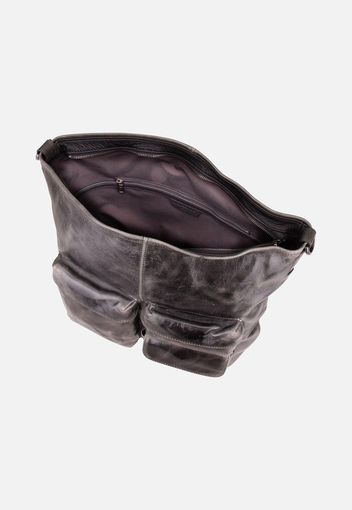 Liebeskind Berlin LK 204 Archive Lack M 2165295 Dark Stone Hobo Bag