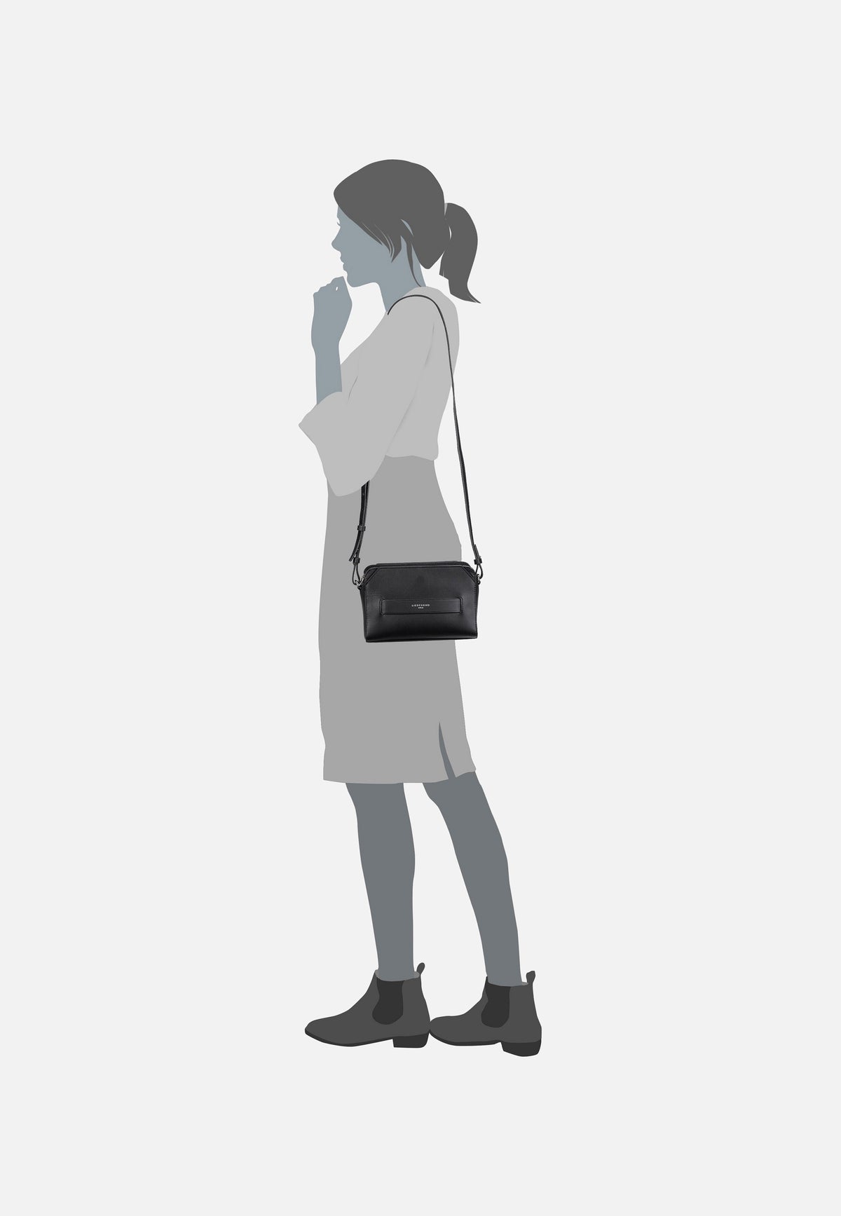 Liebeskind Berlin Lora 2154095 Black Crossbody Bag