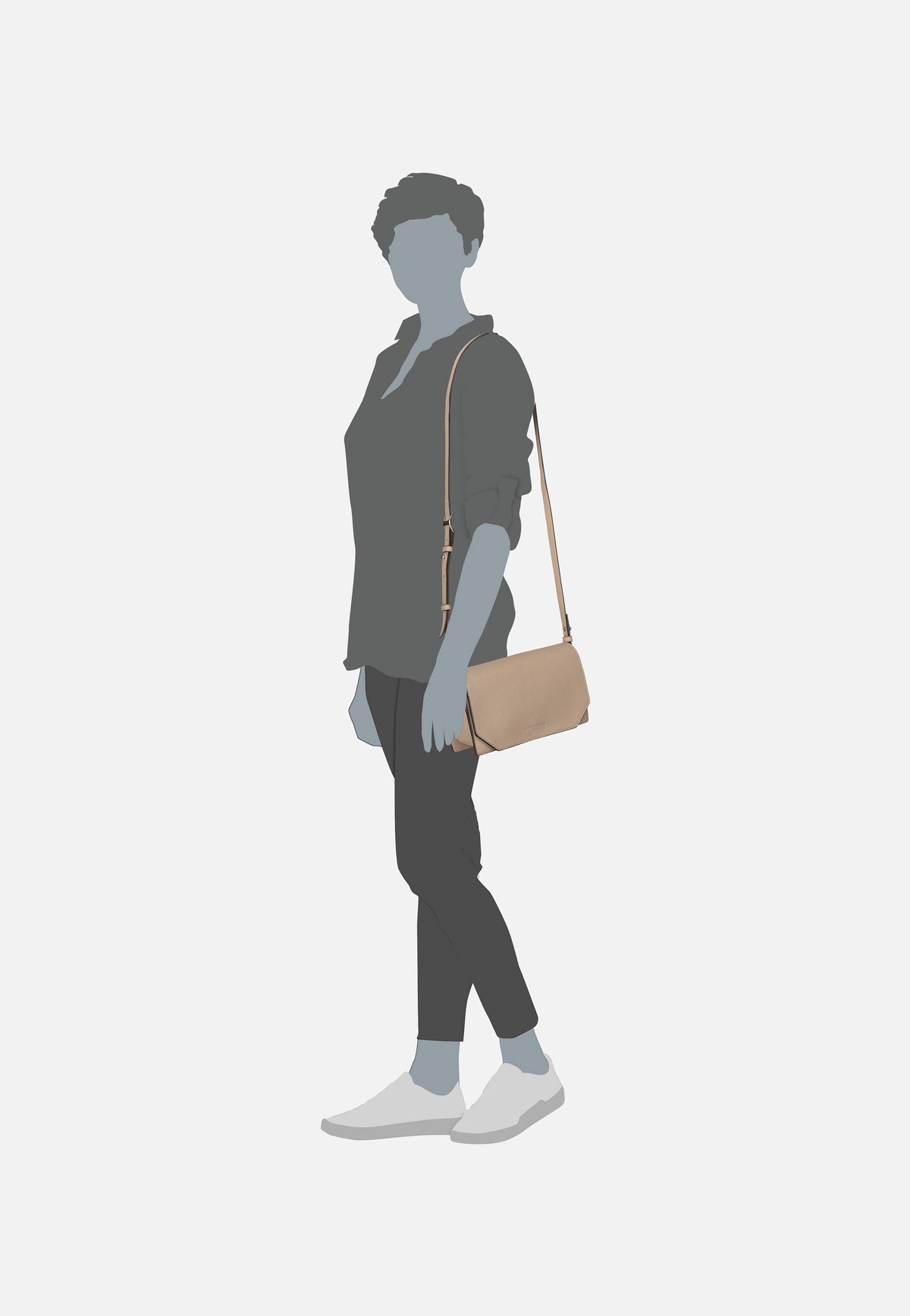 Liebeskind Berlin Lora 2154108 Stone Crossbody Bag