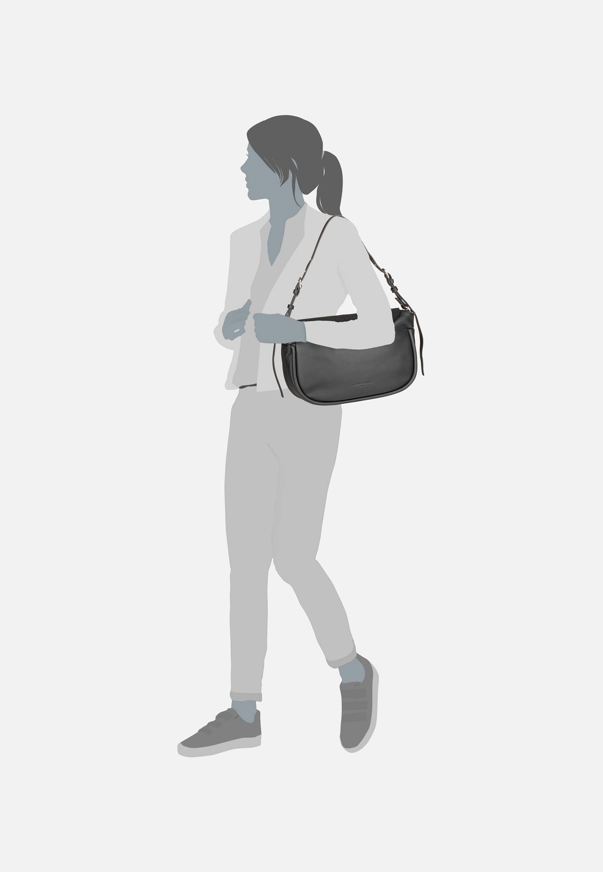 Liebeskind Berlin Motor L 2148240 Black Shoulder Bag