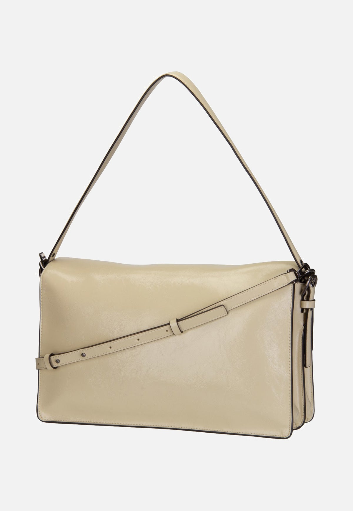 Liebeskind Berlin Audrey M Lack Distressed Biscotti  Shoulder Bag