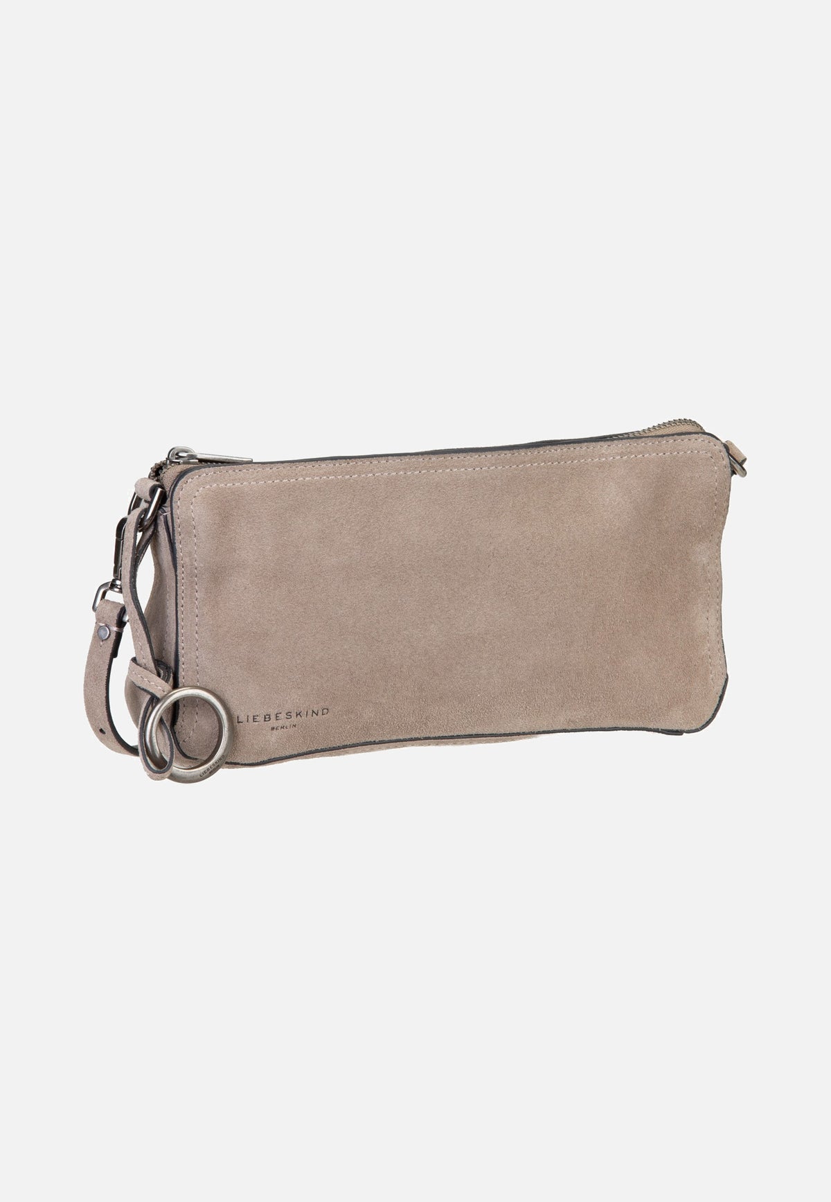 Liebeskind Berlin Clarice II Crossbody M Hydro Suede Neutral Grey Sac à bandoulière