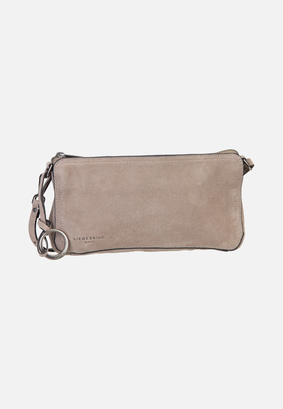 Liebeskind Berlin Clarice II Crossbody M Hydro Suede Neutral Grey Sac à bandoulière