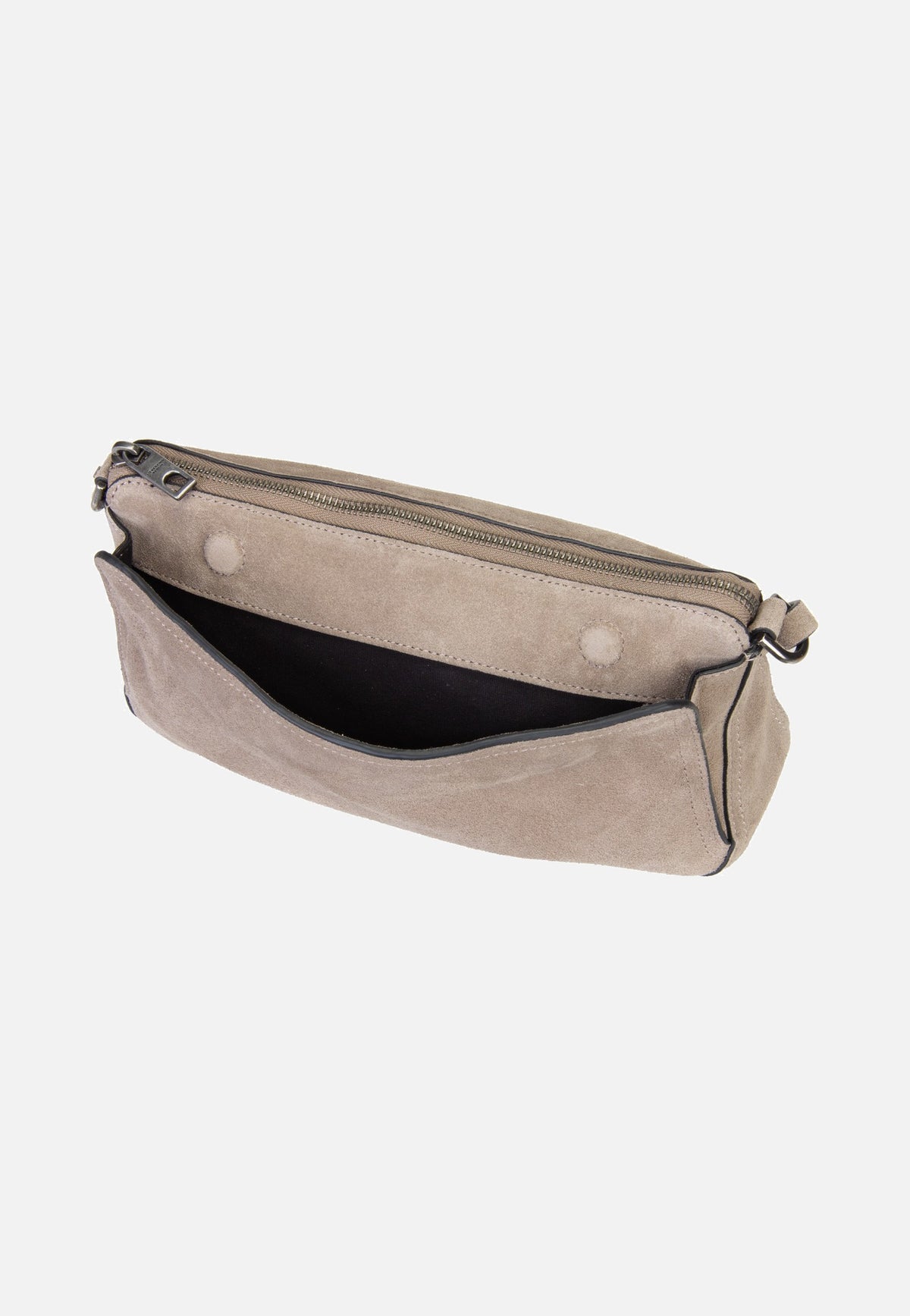 Liebeskind Berlin Clarice II Crossbody M Hydro Suede Neutral Grey Sac à bandoulière