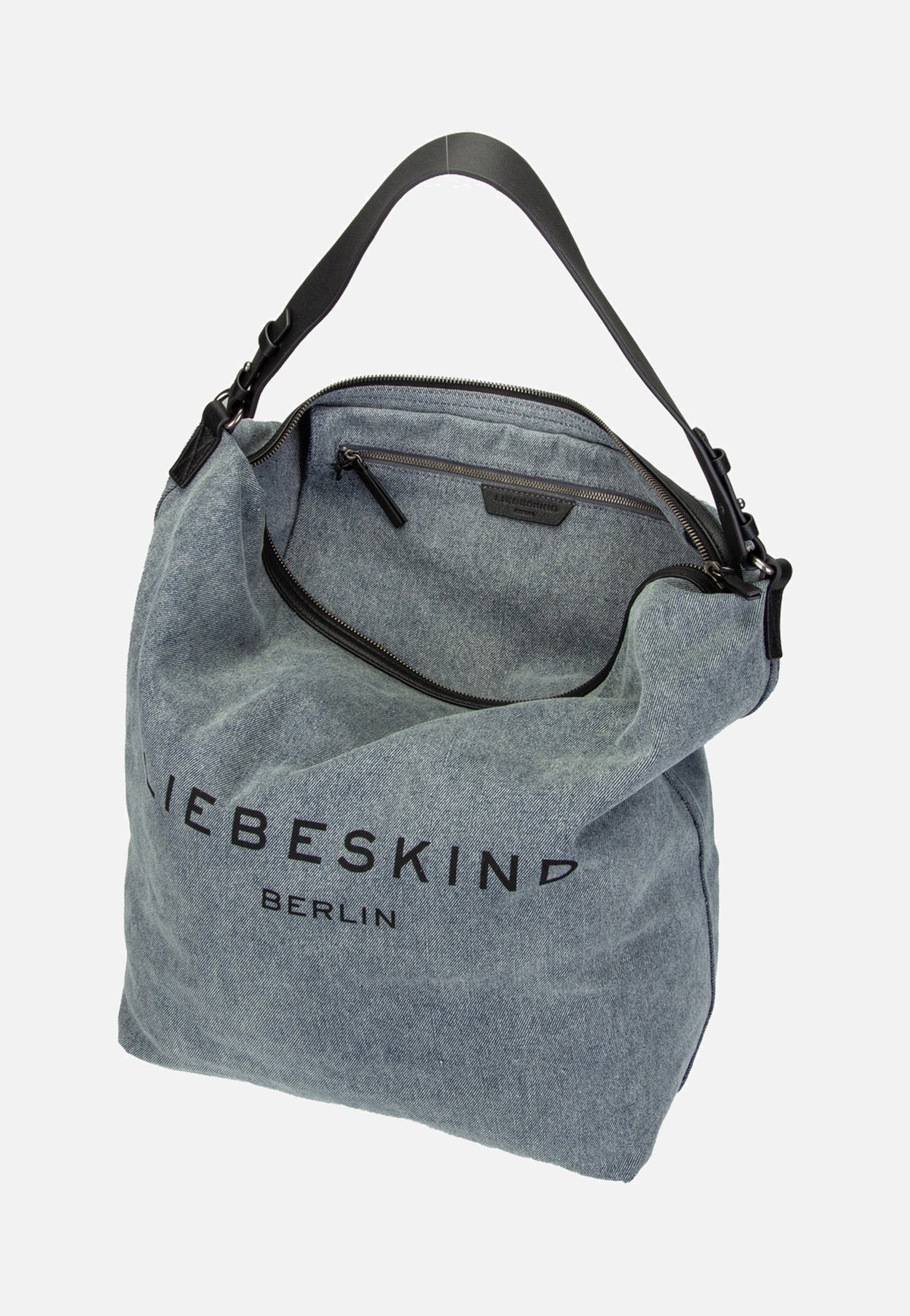 Liebeskind Berlin Clea L Denim Blue Denim Borsa Hobo